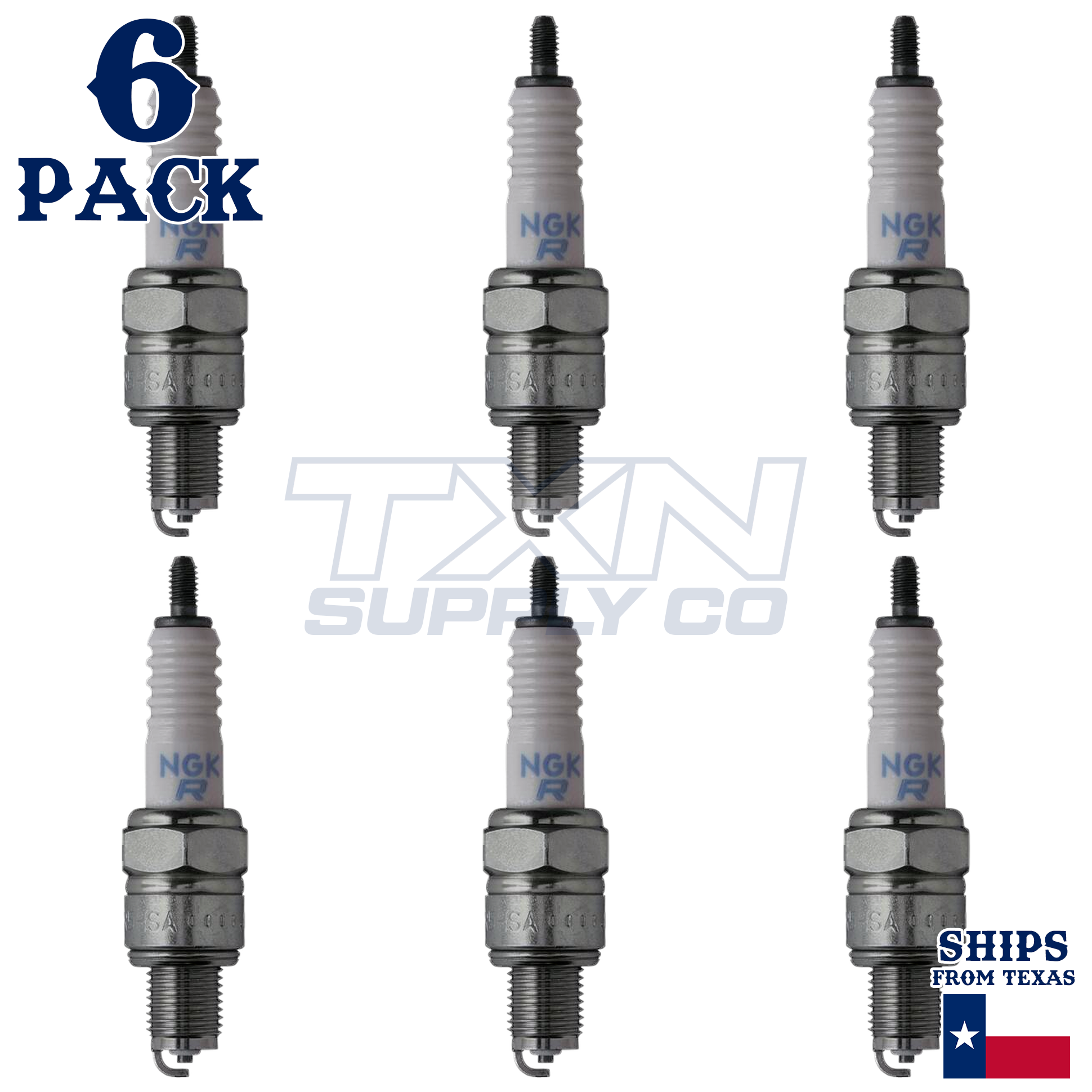 NGK 4549 Spark Plugs 6 Pack - Image 1