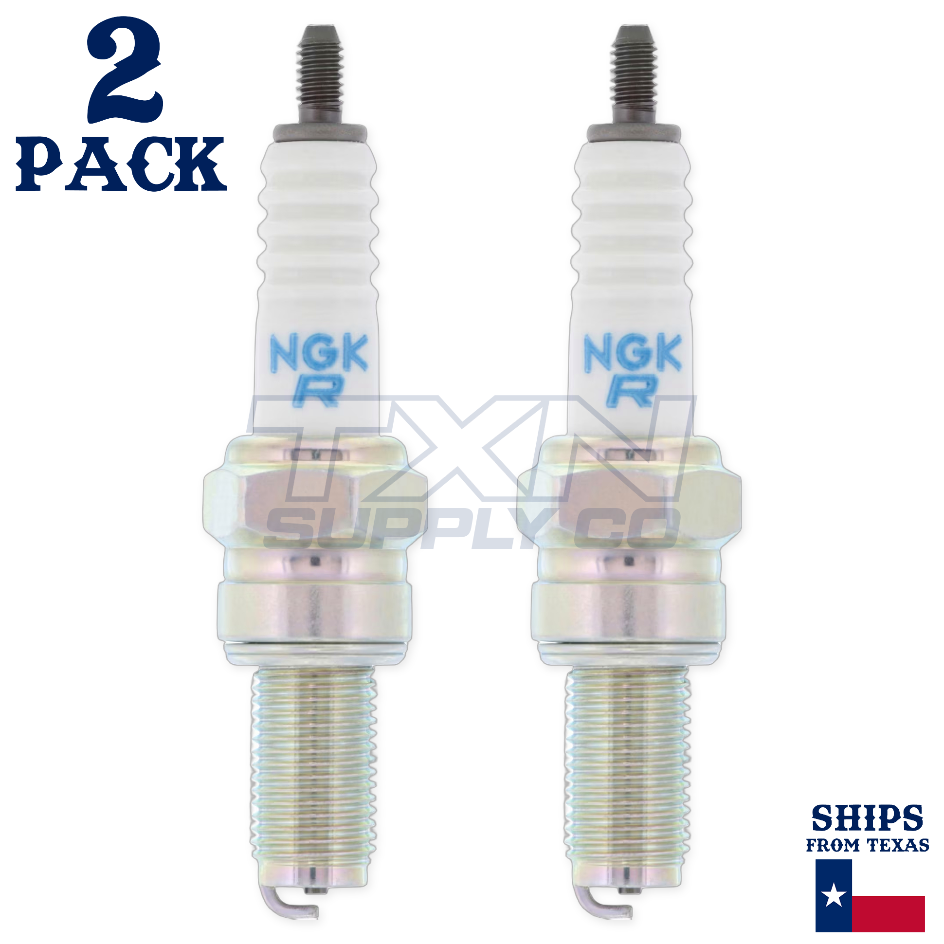 2 Pack NGK Spark Plug - For Suzuki KingQuad 400 ATV - Image 2