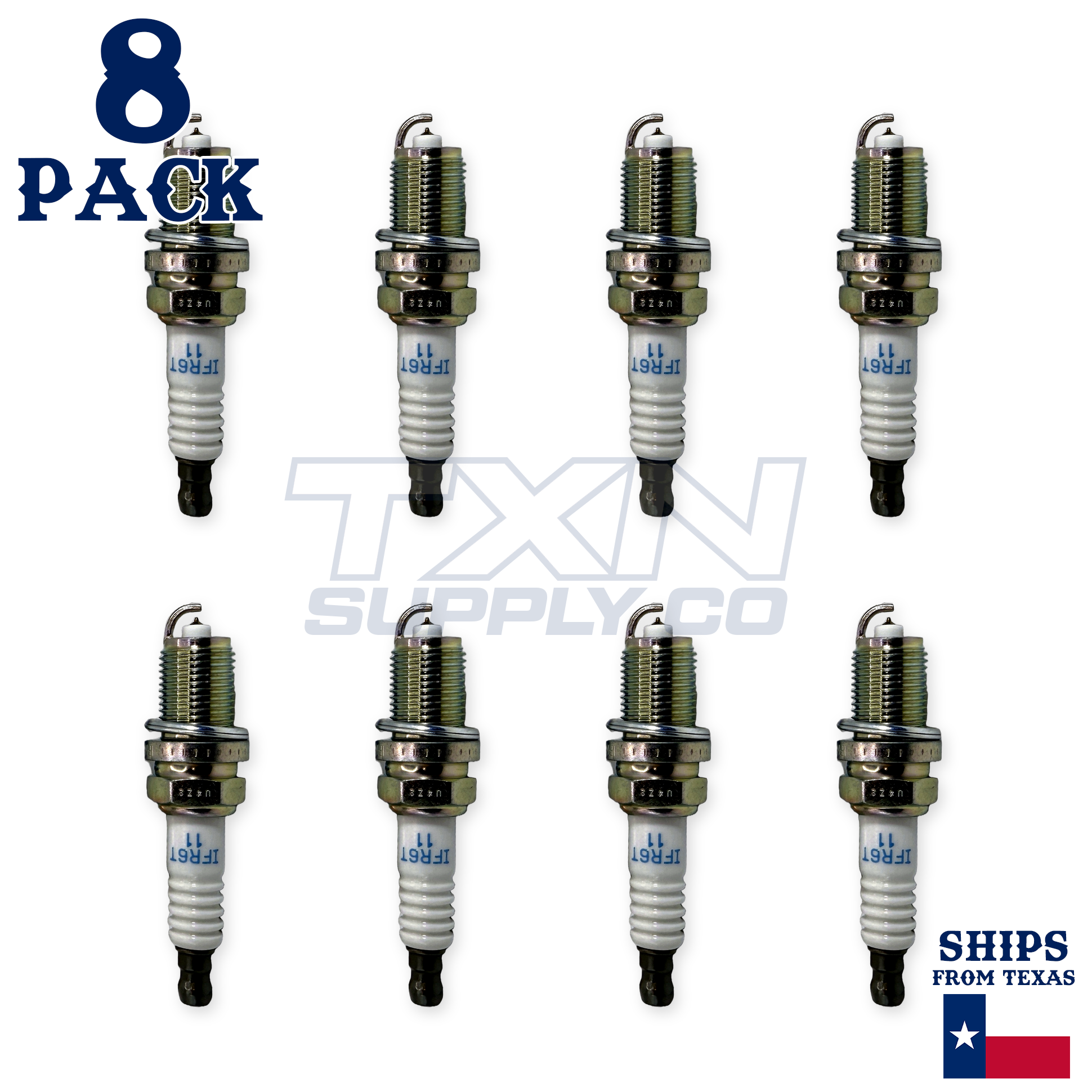 8 Pack NGK Laser Iridium Spark Plugs 1990-1994 for Lexus LS400 4.0L V8 - Image 1