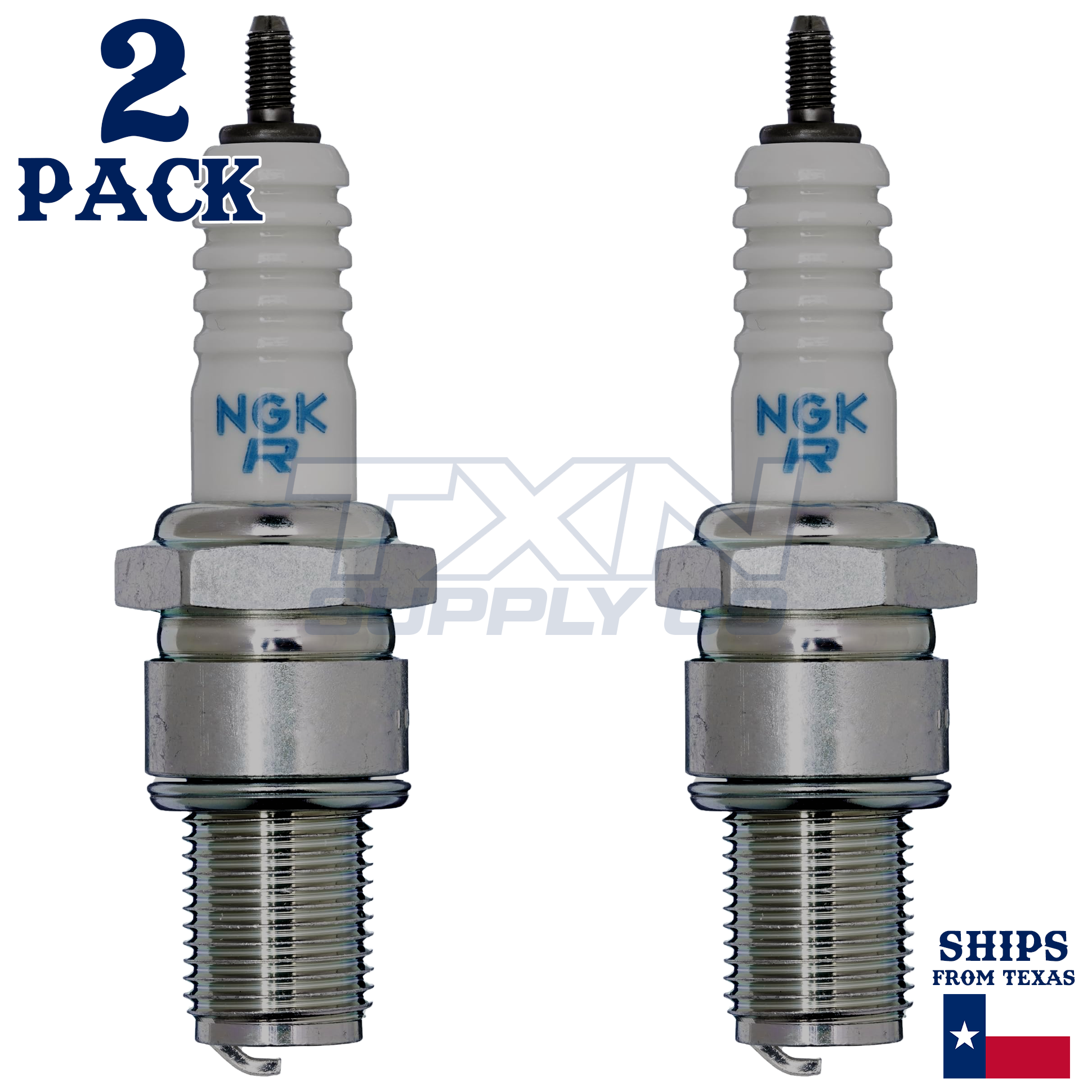 NGK 4677 BR9ECS Spark Plugs 2 Pack