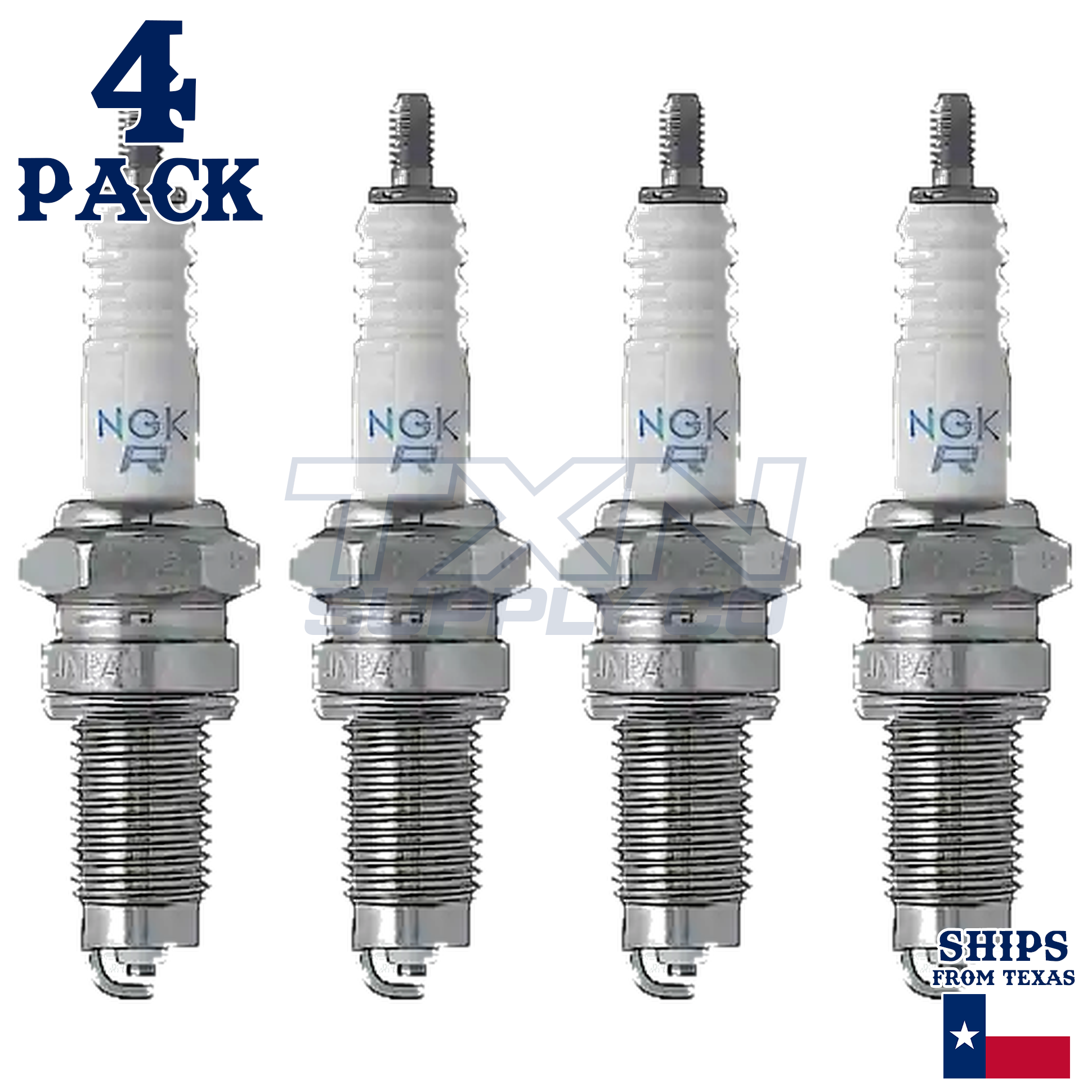 4 Pack NGK 4730 DPR8Z Standard Spark Plugs for X24GPR-U X22GPR-U 98061-58616 - Image 2