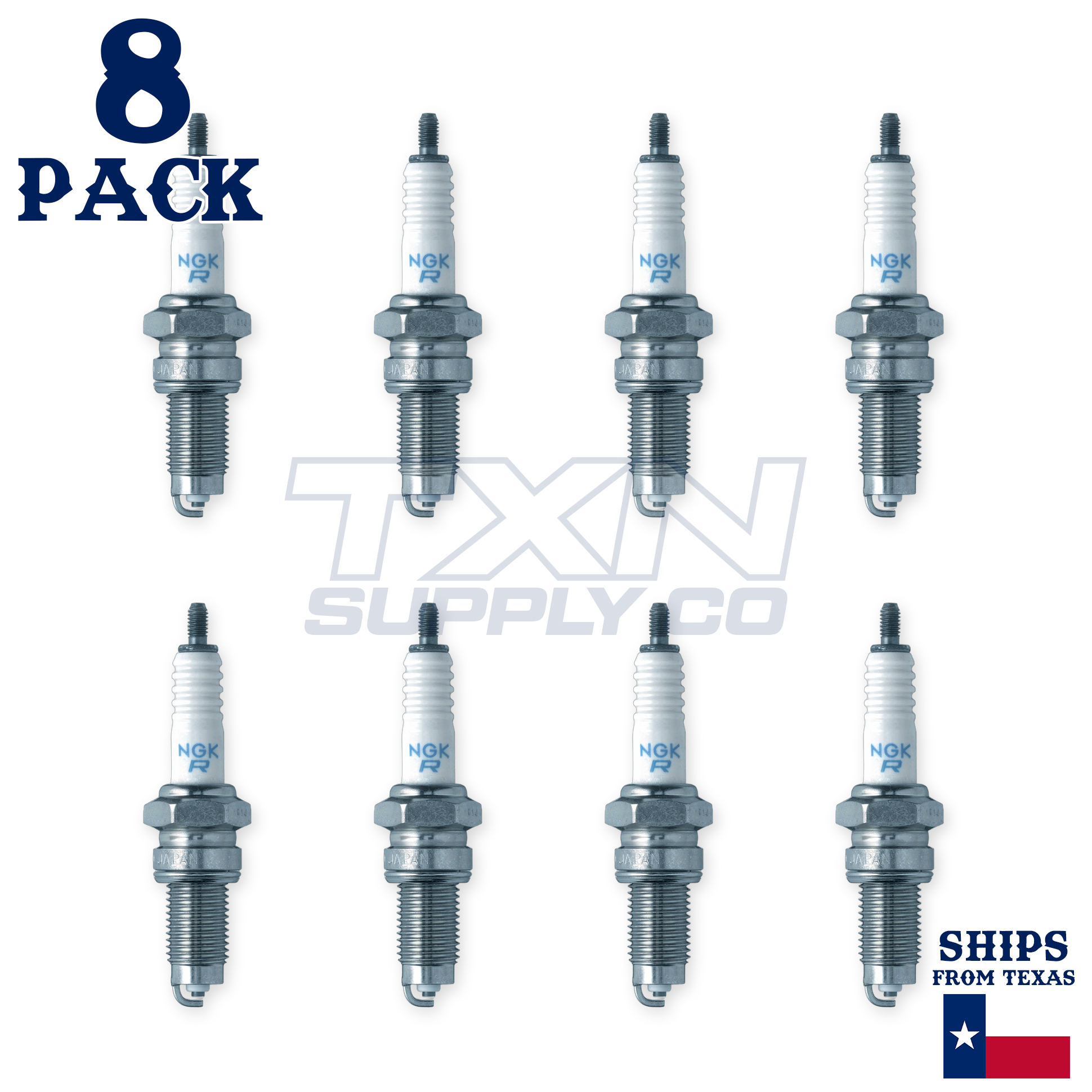 8 Pack NGK 4730 DPR8Z Standard Spark Plugs for X24GPR-U X22GPR-U 98061-58616 - Image 2