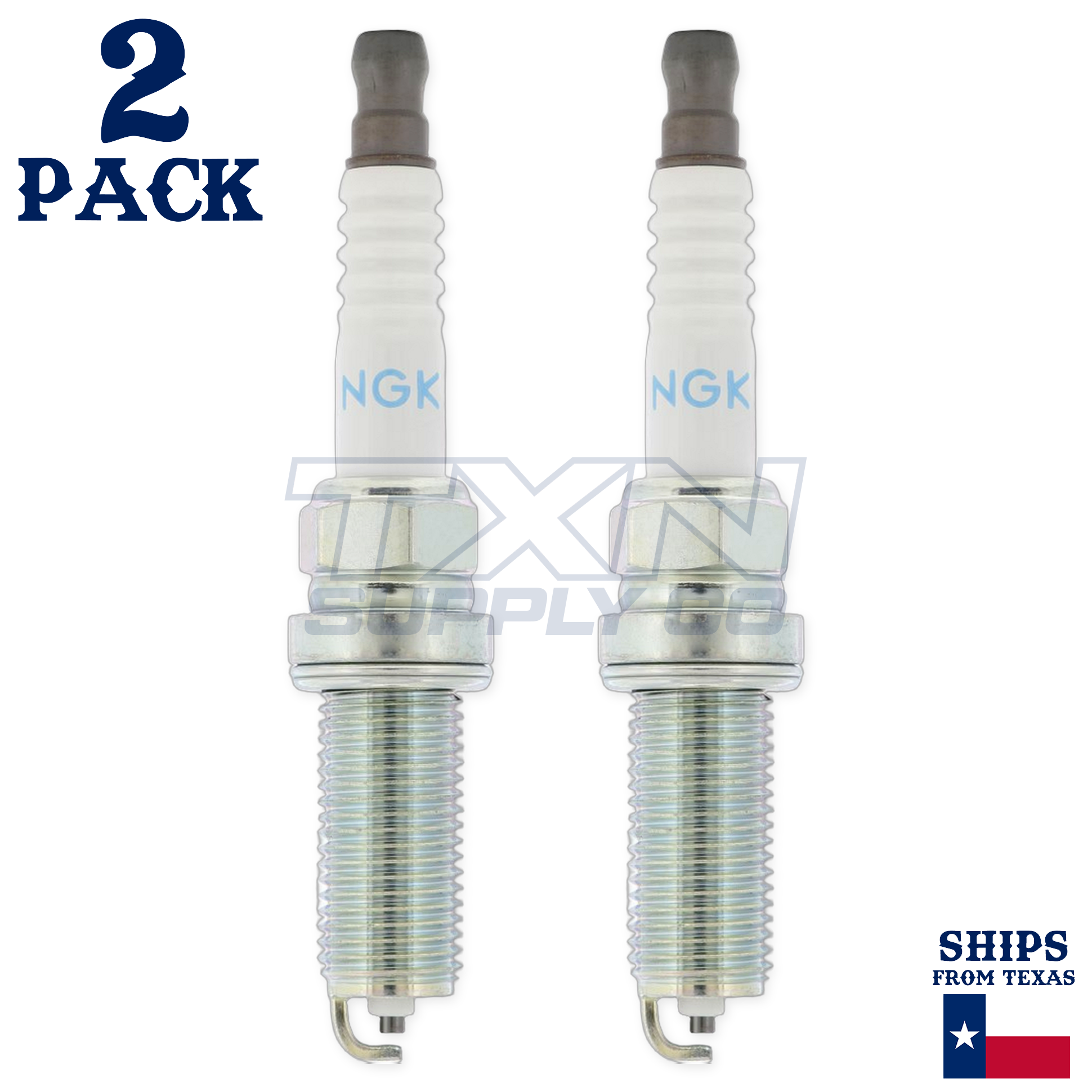 NGK 4786 Spark Plug Set LKAR8A-9 - 2 Pack - Image 1