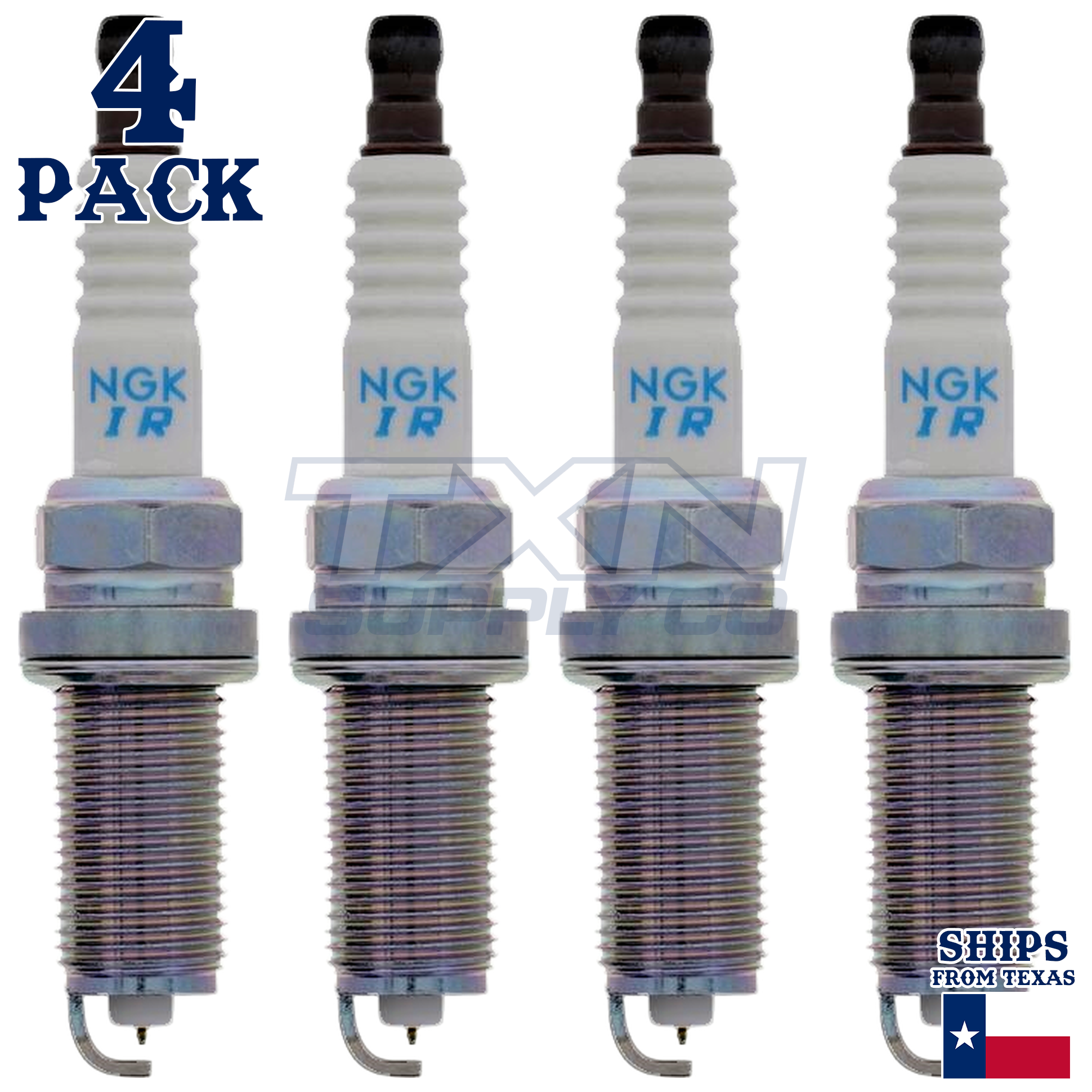 NGK 4904 Spark Plugs 4 Pack - Image 1