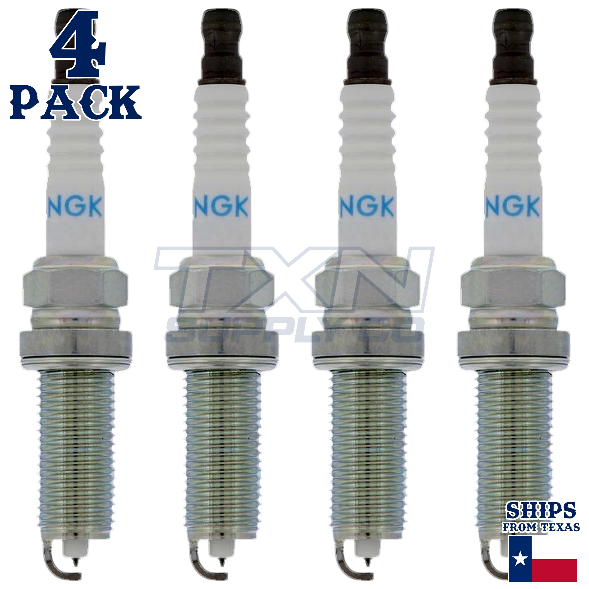 NGK 4912 Spark Plugs 4 Pack - Image 1