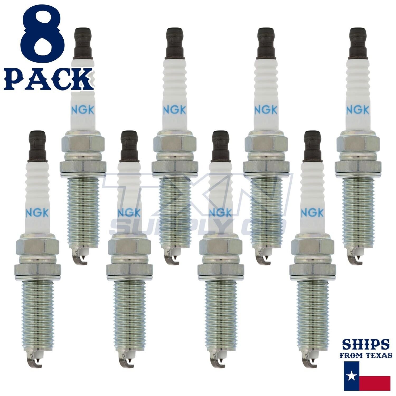 8 Pack NGK V-Power 4912 Spark Plugs ILKAR7B11