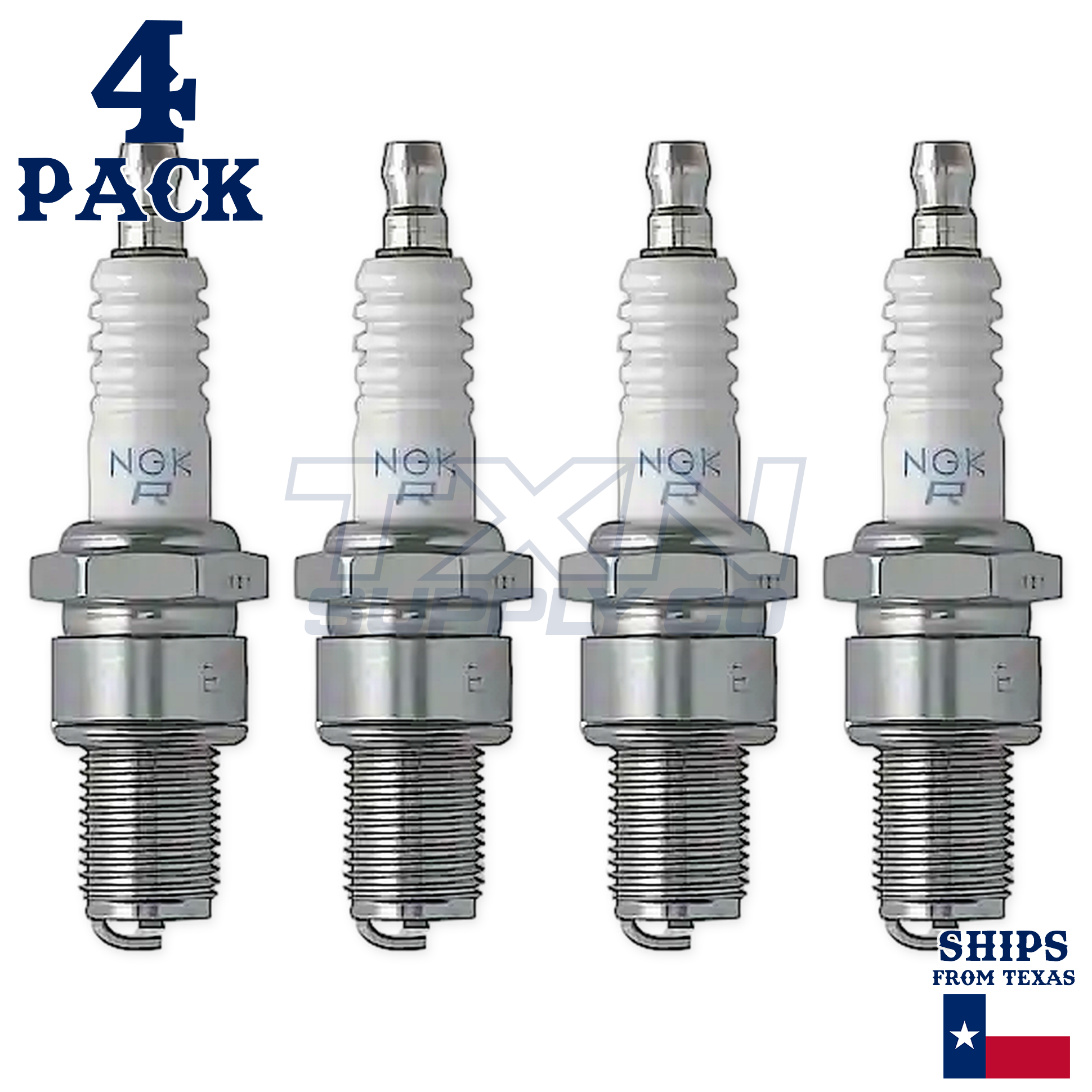 NGK (4922) BR6ES Spark Plug - Pack of 4 - Image 2