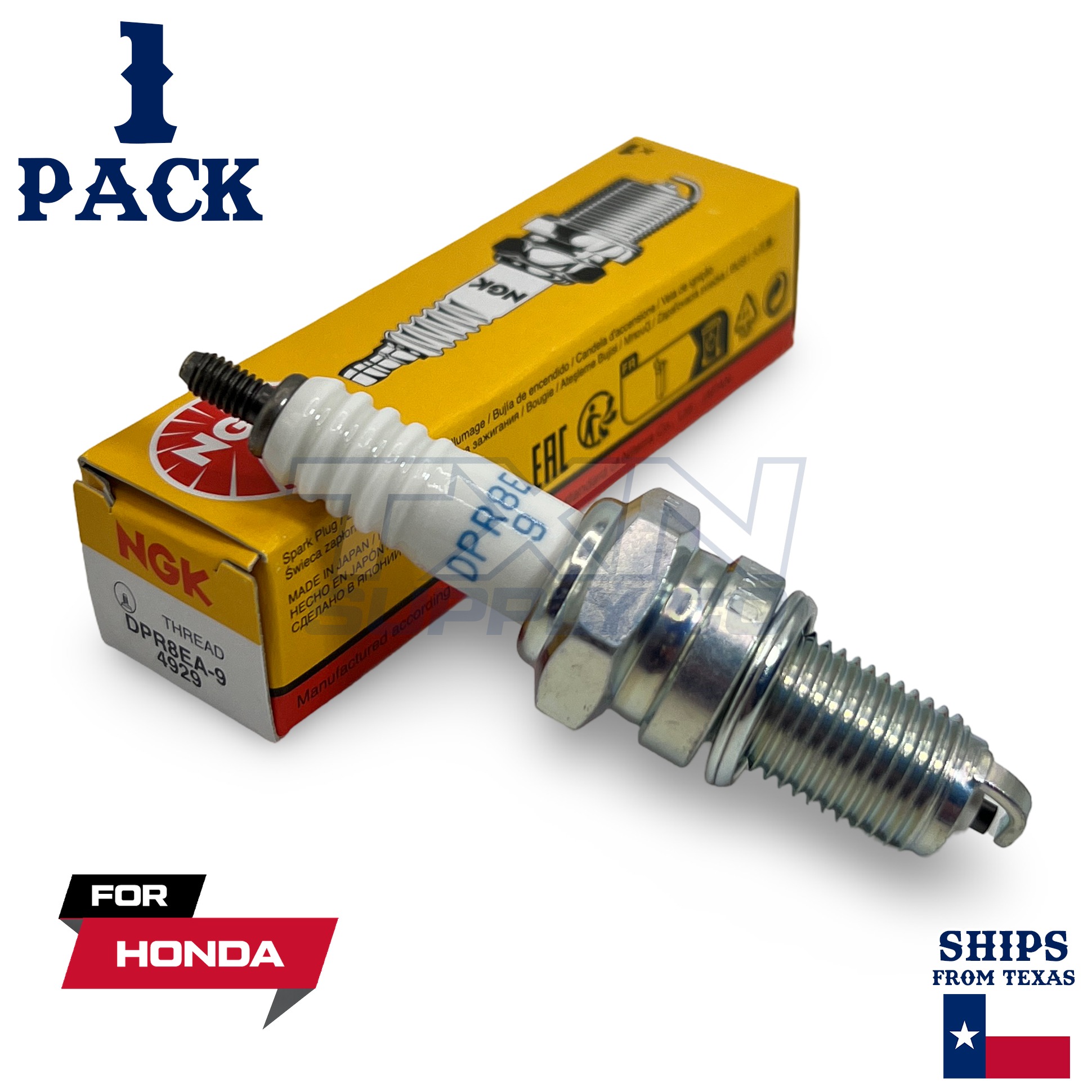 1 NGK Spark Plug - For 1998-2003 CLR 125 CityFly Honda Motorcycle - Image 1