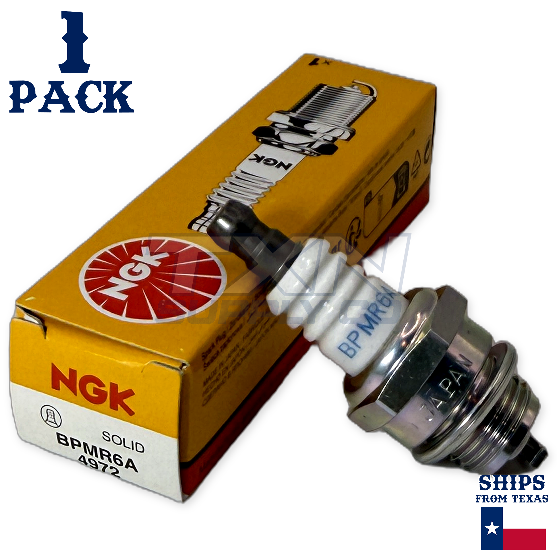 NGK 4972 Spark Plug BPMR6A - 1 Pack