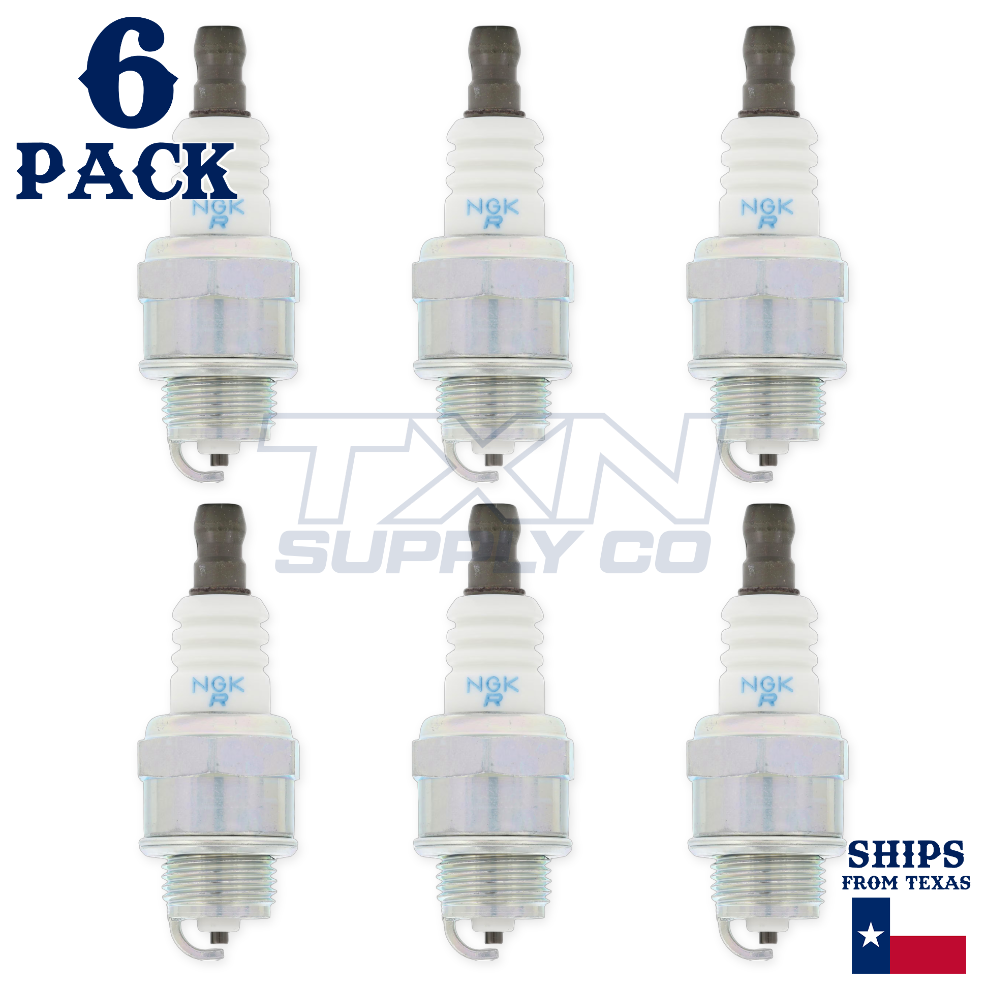 NGK 4972 Spark Plug BPMR6A - 6 Pack - Image 2