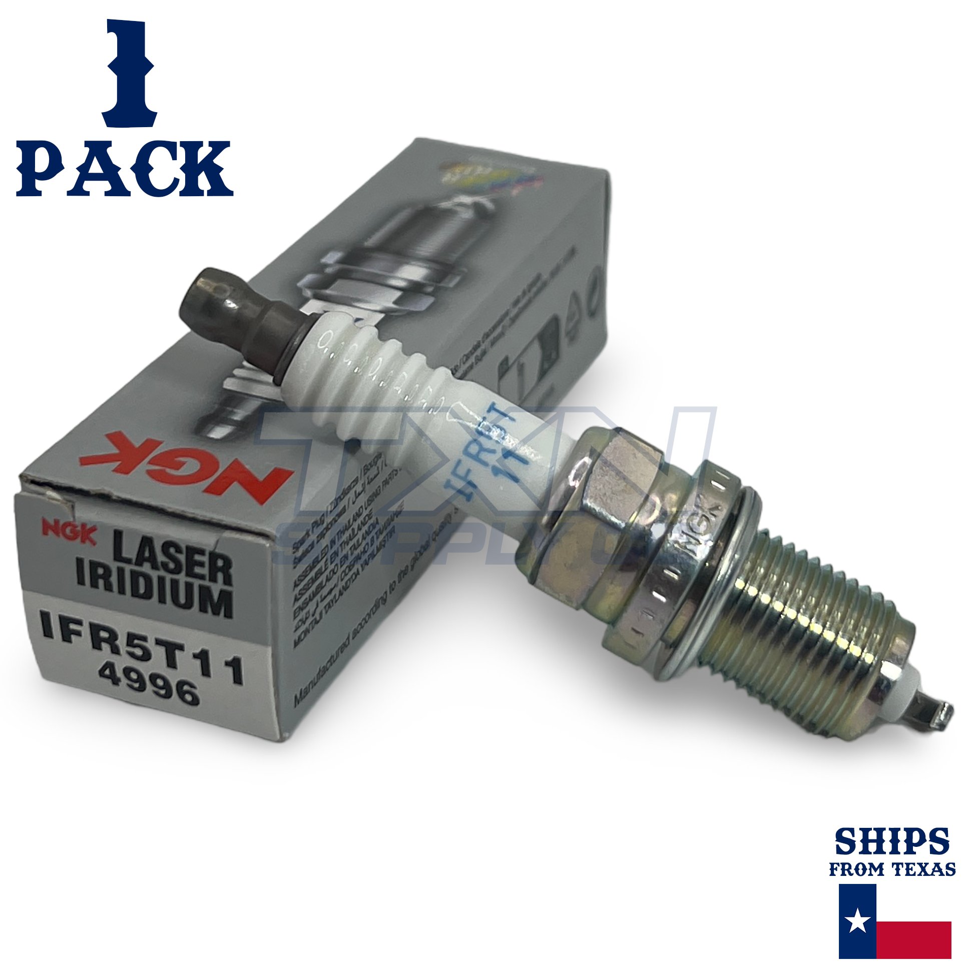 1 Pack NGK V-Power 4996 Spark Plugs IFR5T11 - Image 1