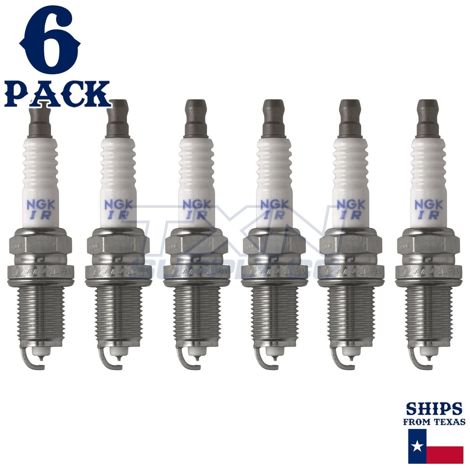 6 Pack NGK Laser Iridium Spark Plugs 1992-1998 for Lexus SC300 3.0L L6