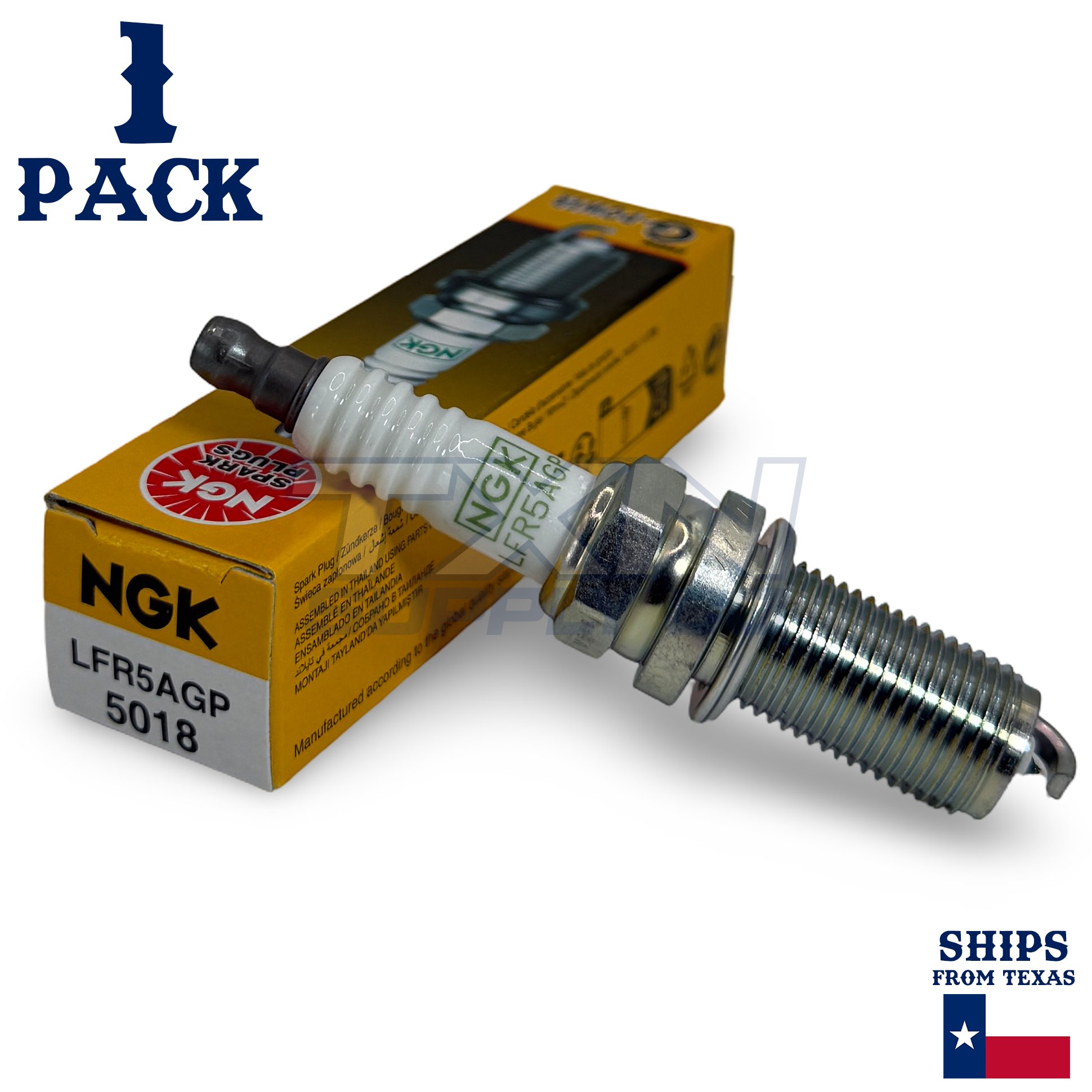 1 Pack NGK G-Power 5018 Spark Plugs LFR5AGP - Image 1