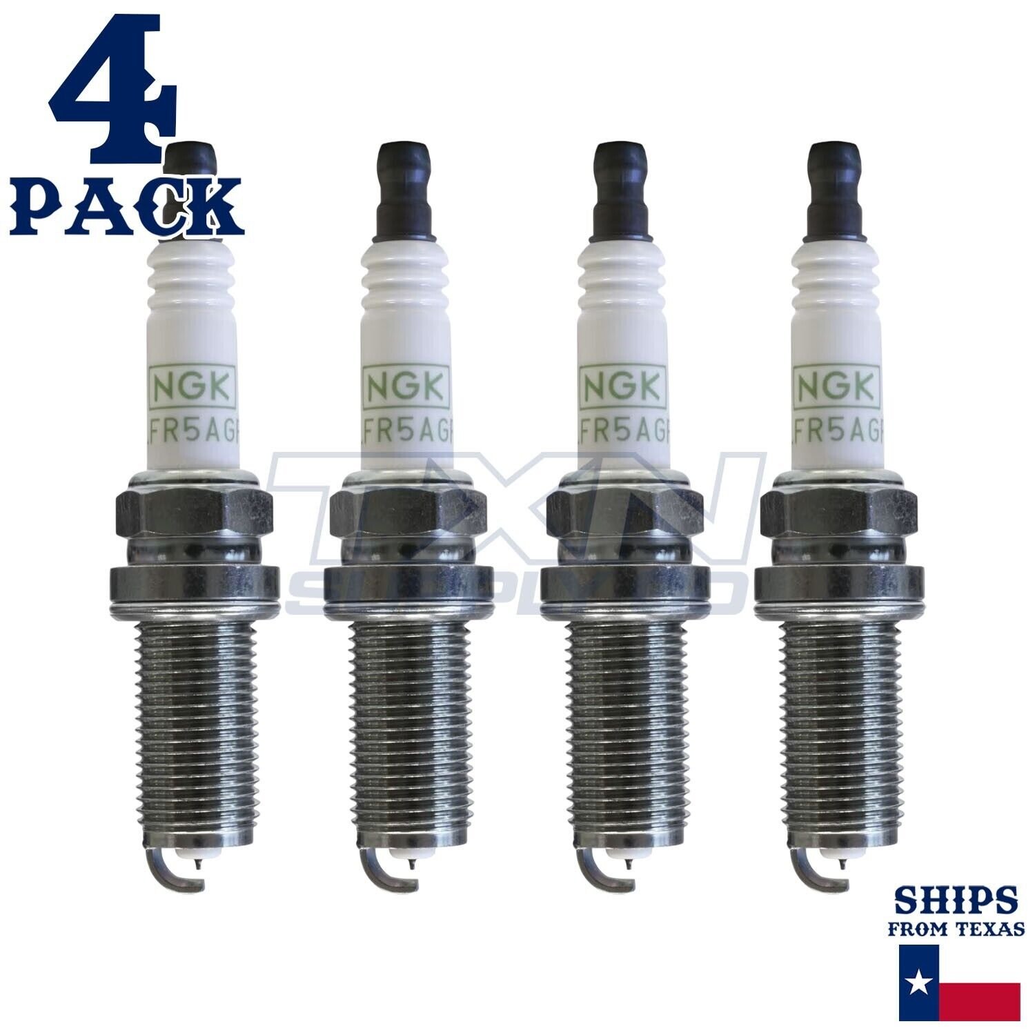 4 Pack NGK G-Power Spark Plugs 2009-2012 for Suzuki Equator 2.5L L4