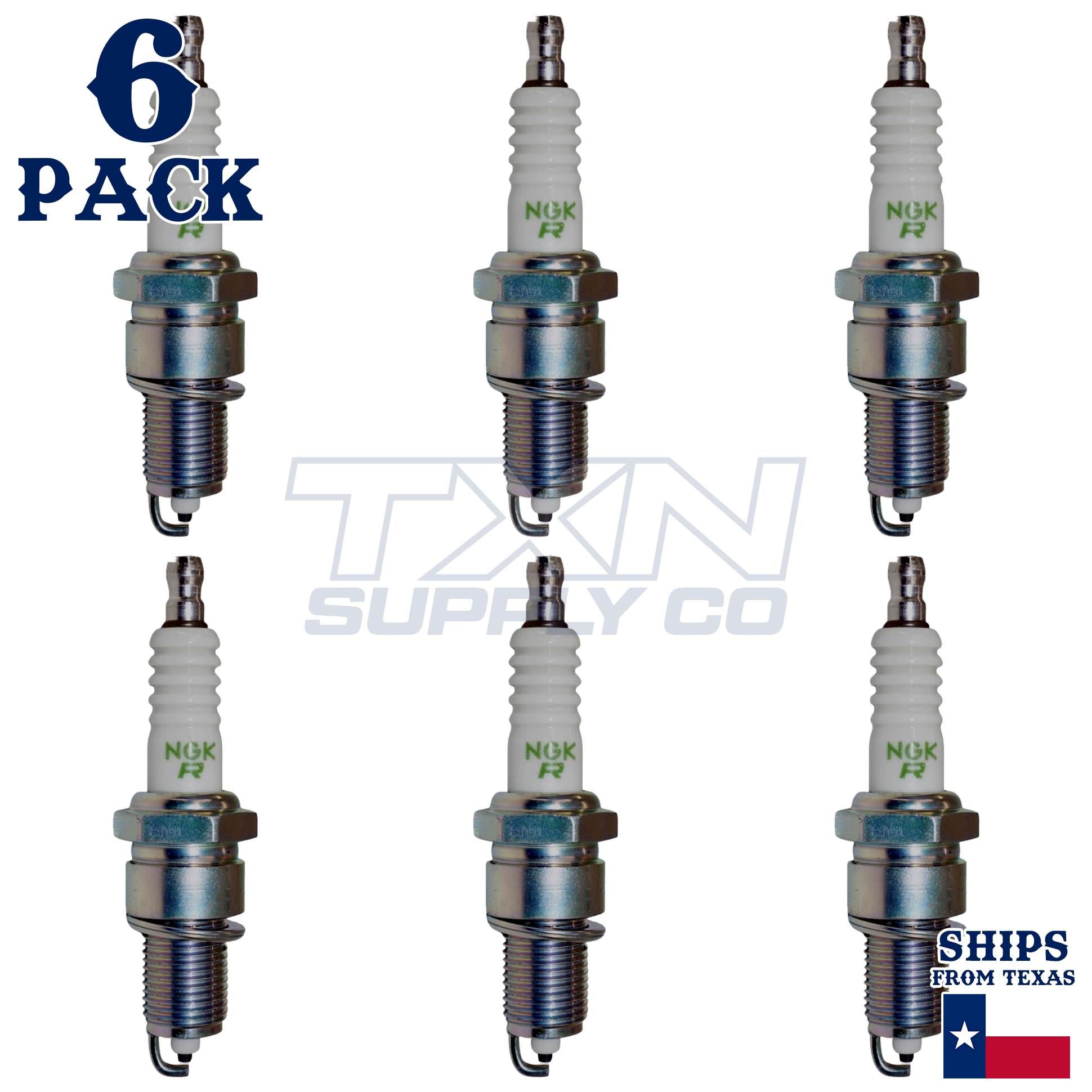 NGK 5077 ZGR5A Spark Plugs 6 Pack