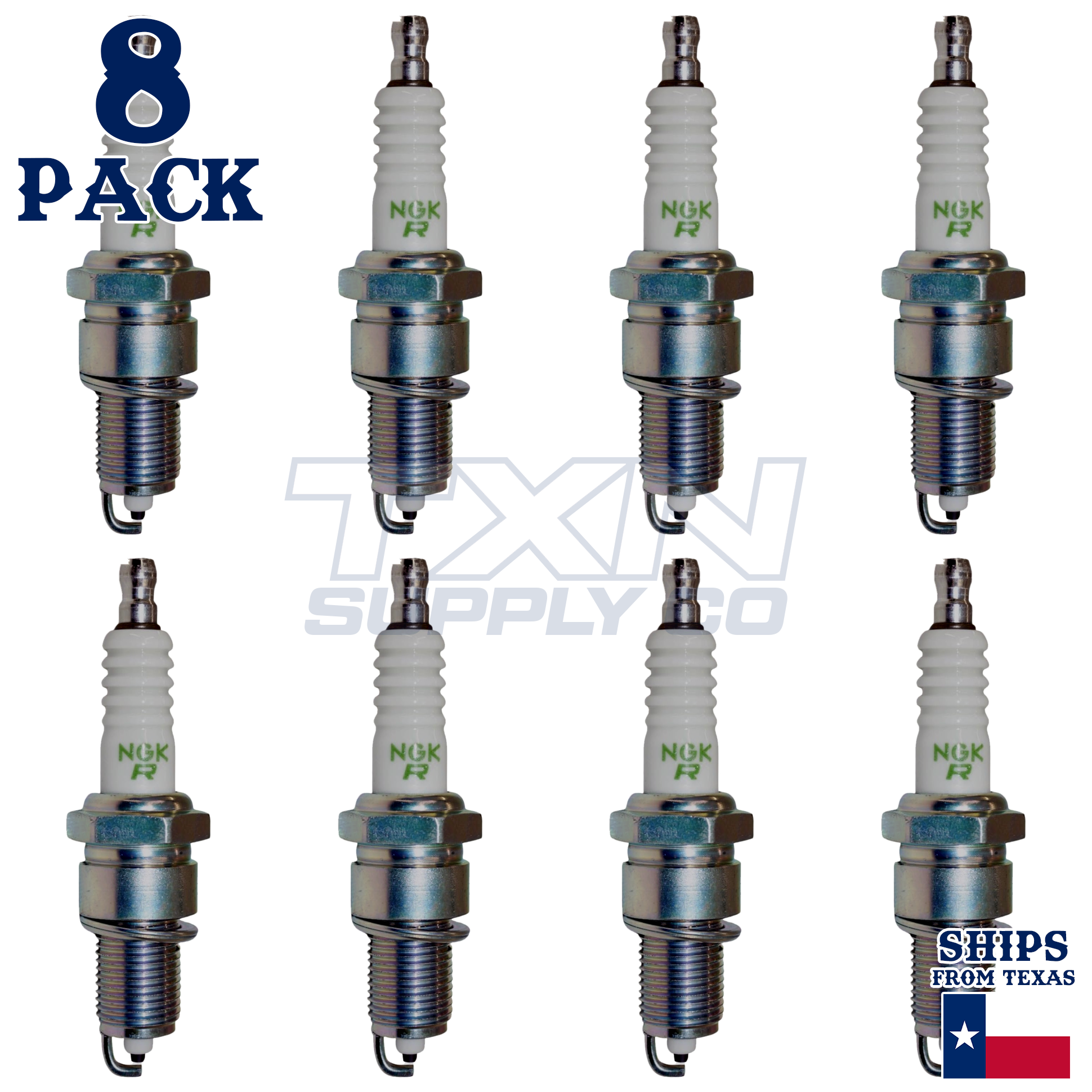 NGK 5077 ZGR5A Spark Plugs 8 Pack
