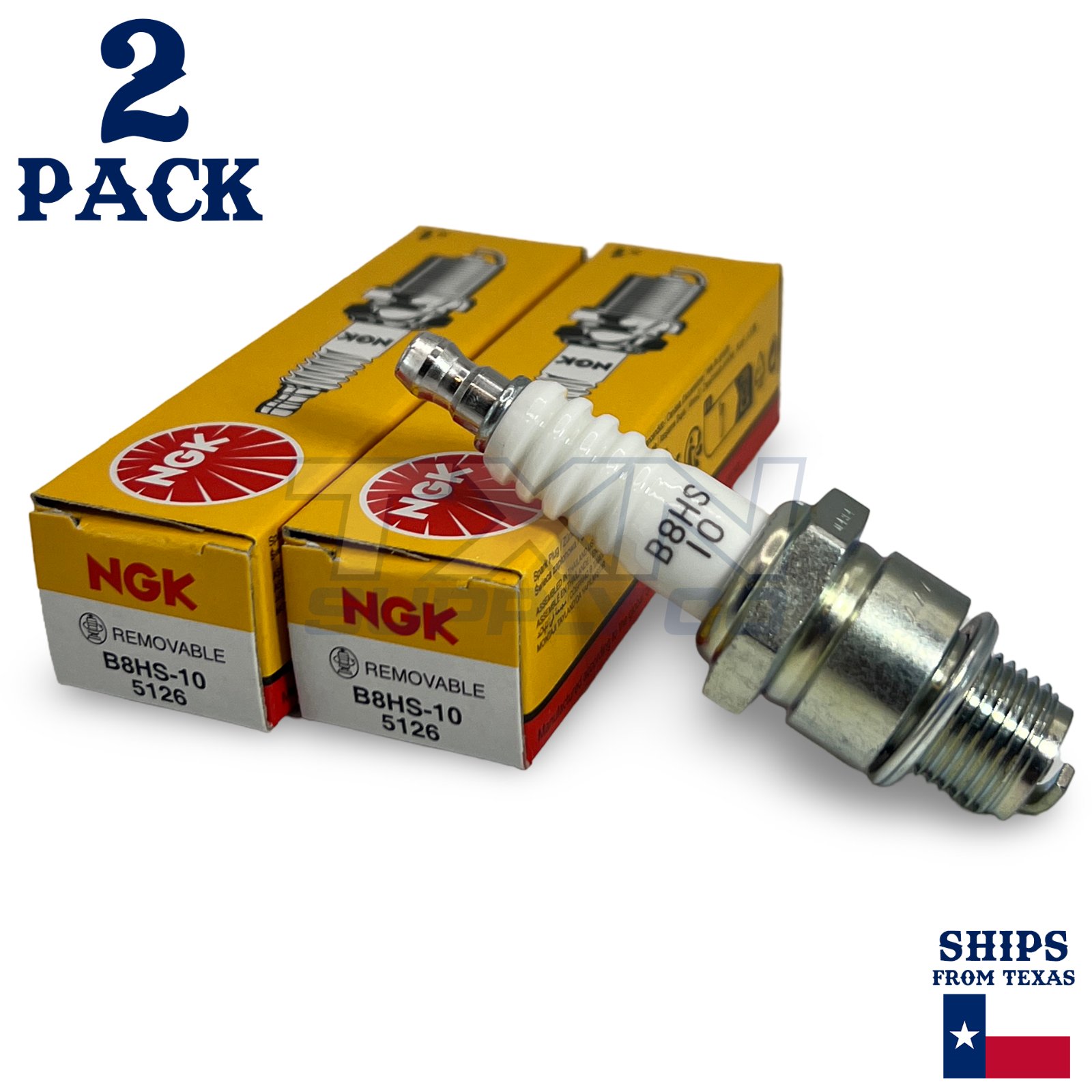 NGK SPARK PLUG SET NGK - 708.14.90 - B8HS-10 5126 - Set 2 piece - - Image 1