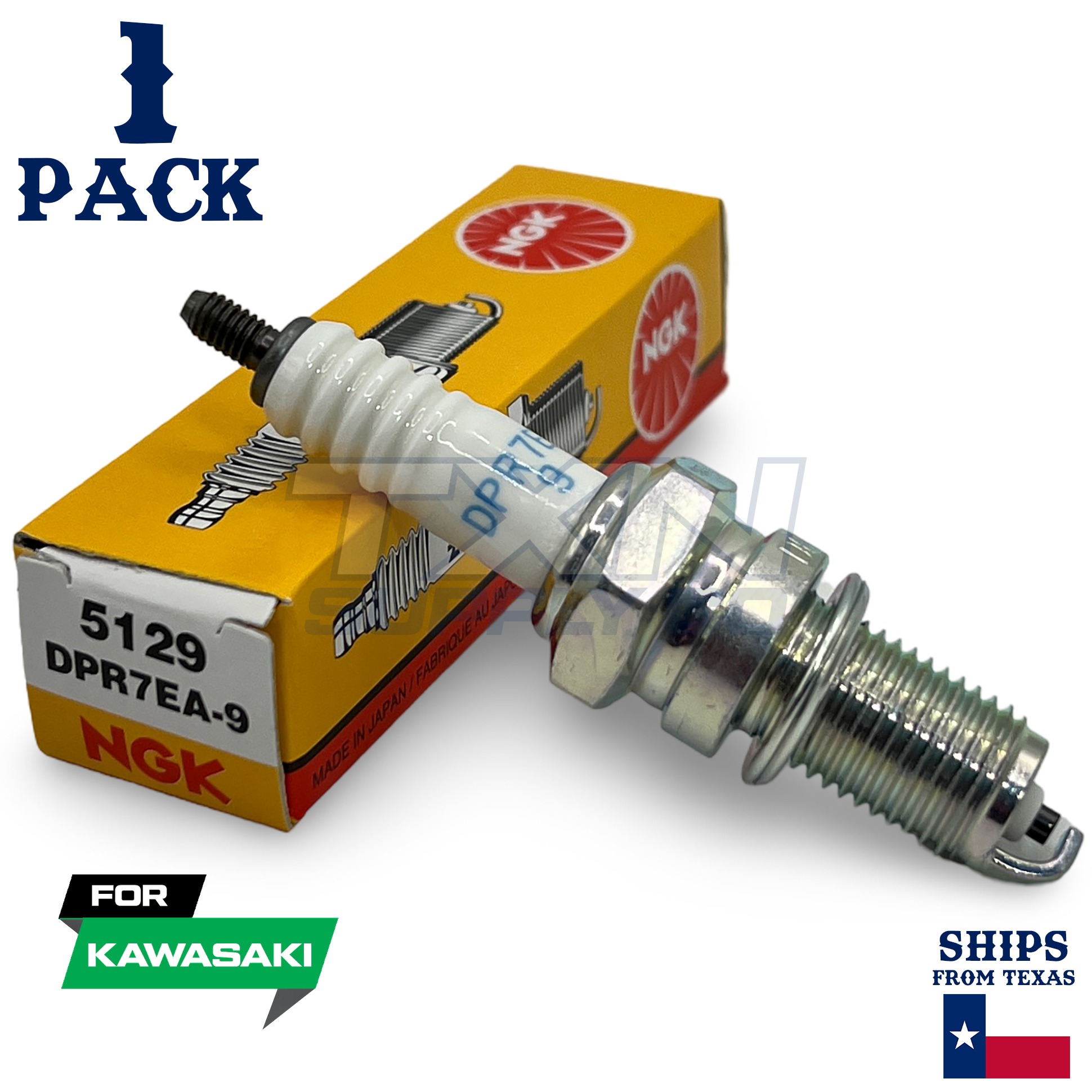 1 Pack NGK Spark Plug - For VN-15 1500 (VNT50A/VNT50C) Kawasaki Motorcycle - Image 1