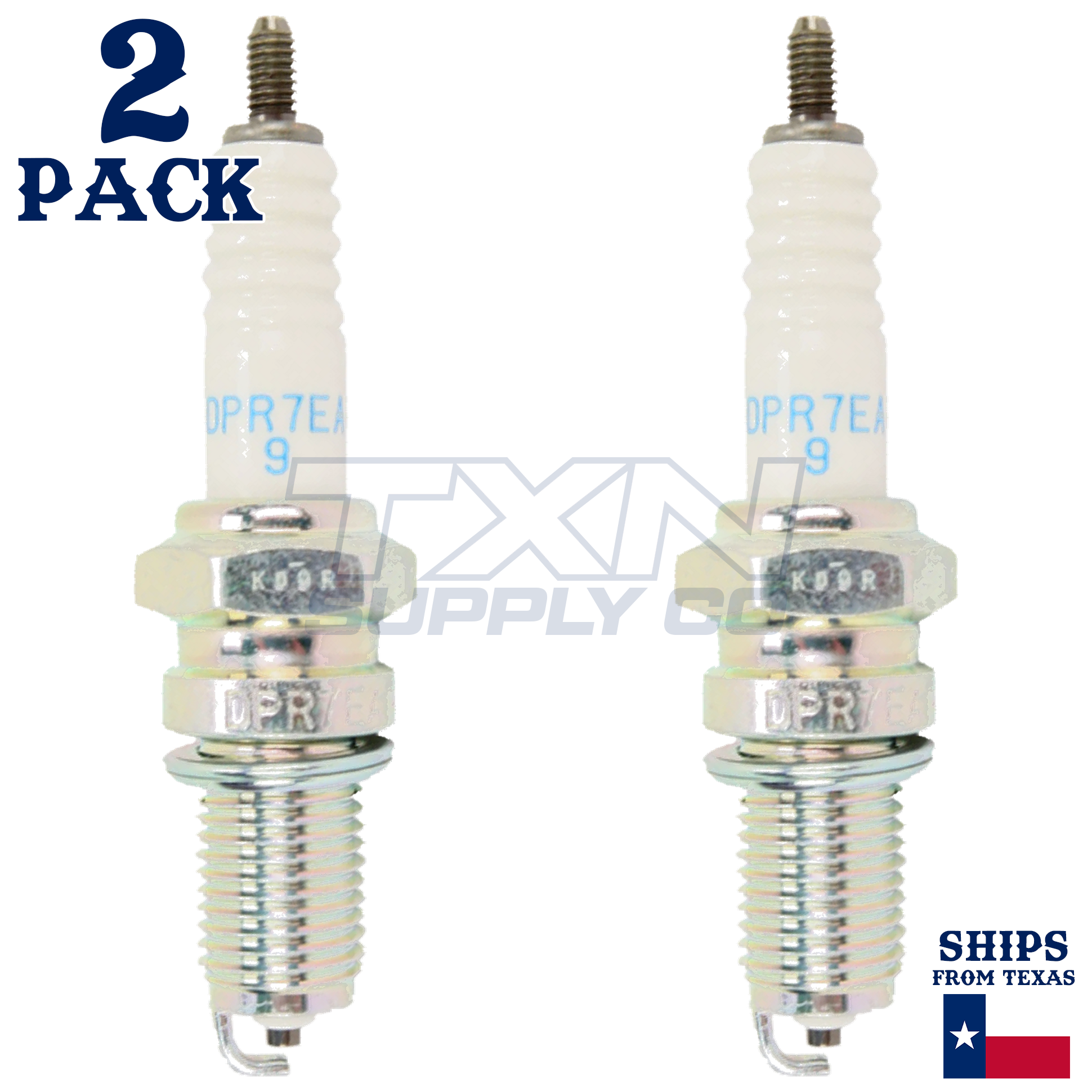 2 NGK Spark Plug - For XVS 650 V-Star Mid- night Yamaha Motorcycle - Image 2