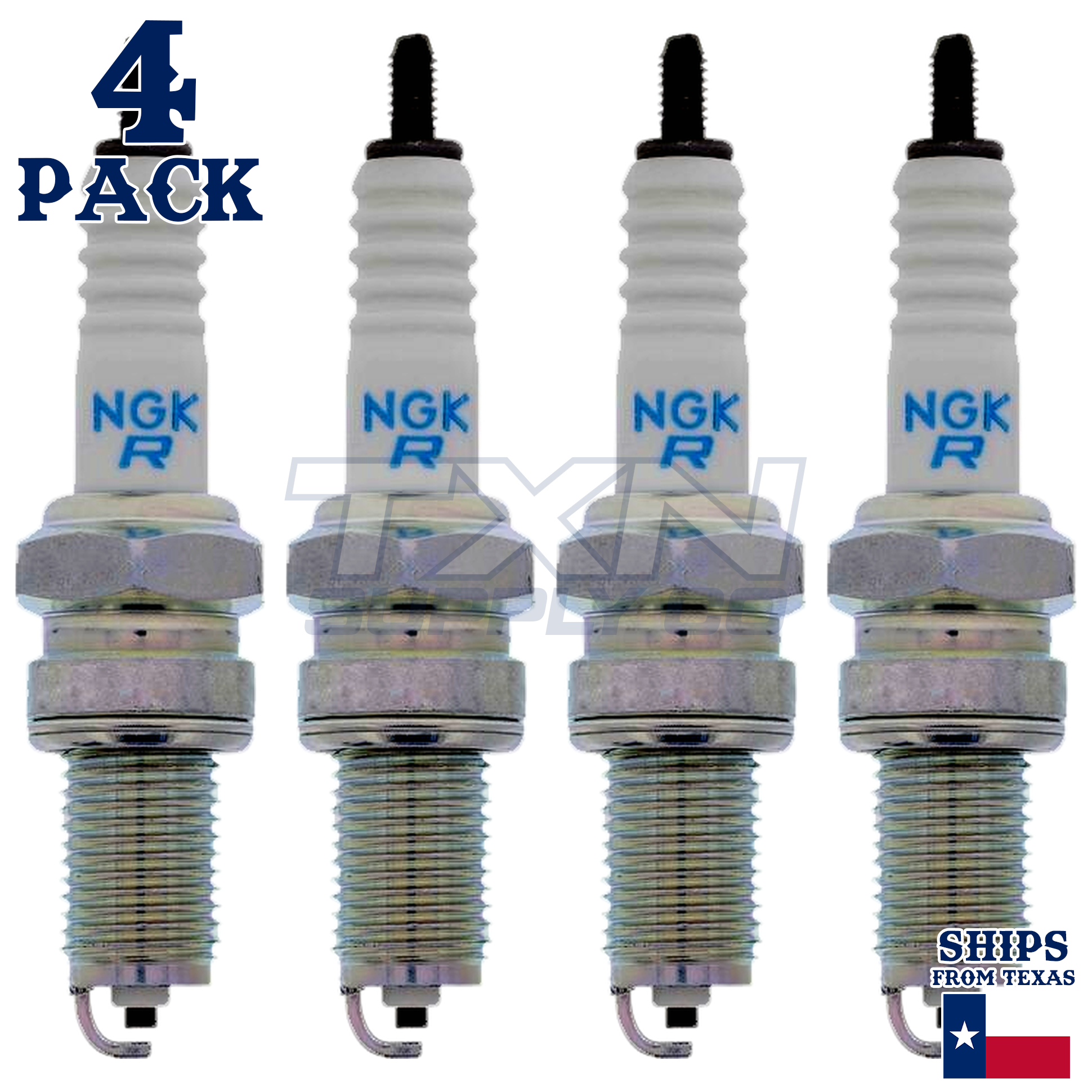 NGK 5129 Spark Plugs 4 Pack - Image 1