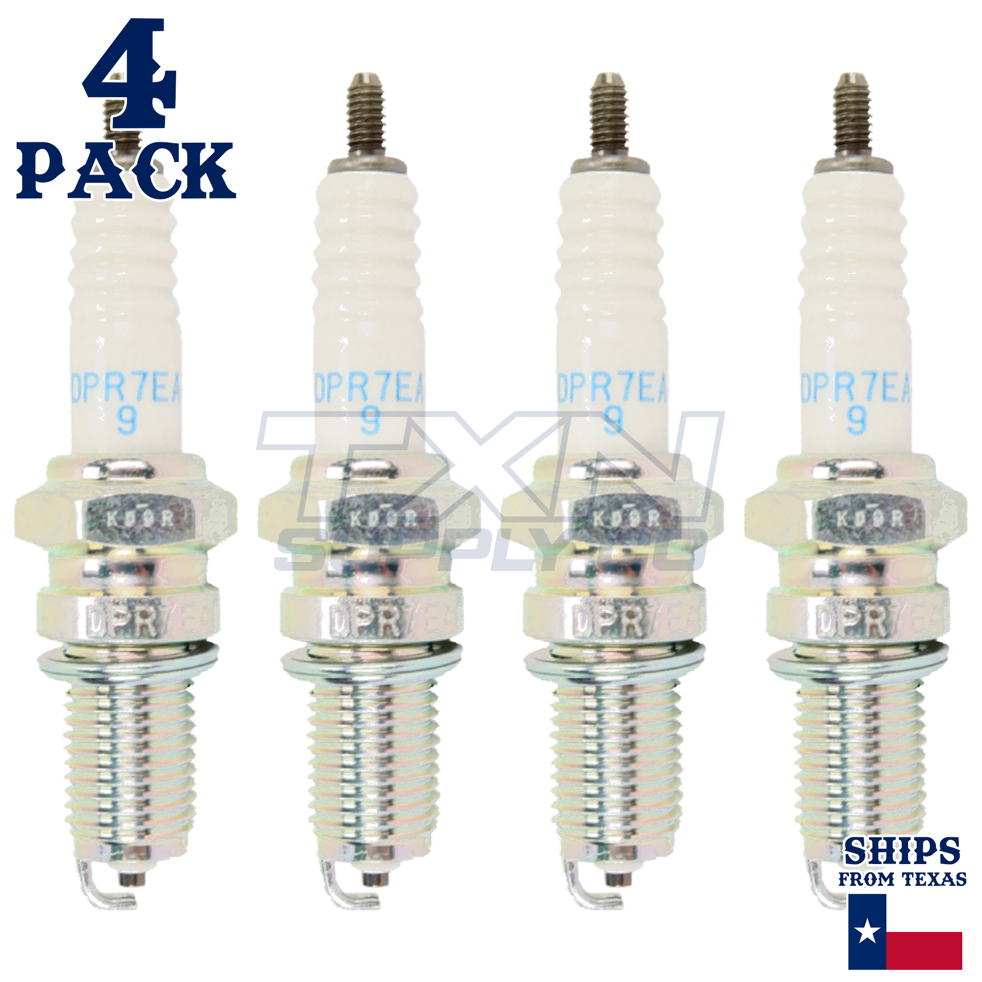 4 NGK Spark Plug - For 1985-2007 VT 1100 C3 Shadow Aero Honda Motorcycle - Image 2