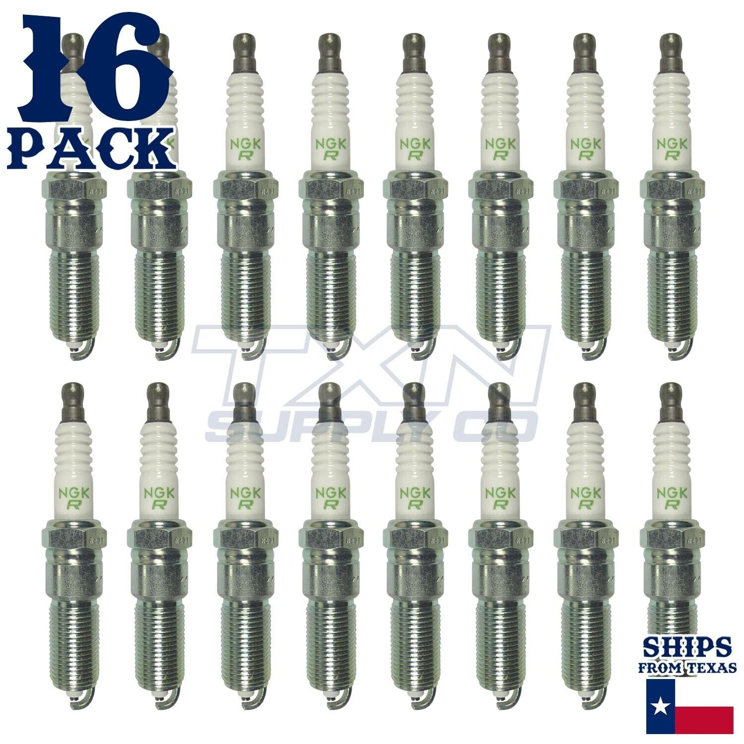16 Pack NGK V-Power Spark Plugs 2005-2008 for Jeep Grand Cherokee 5.7L V8