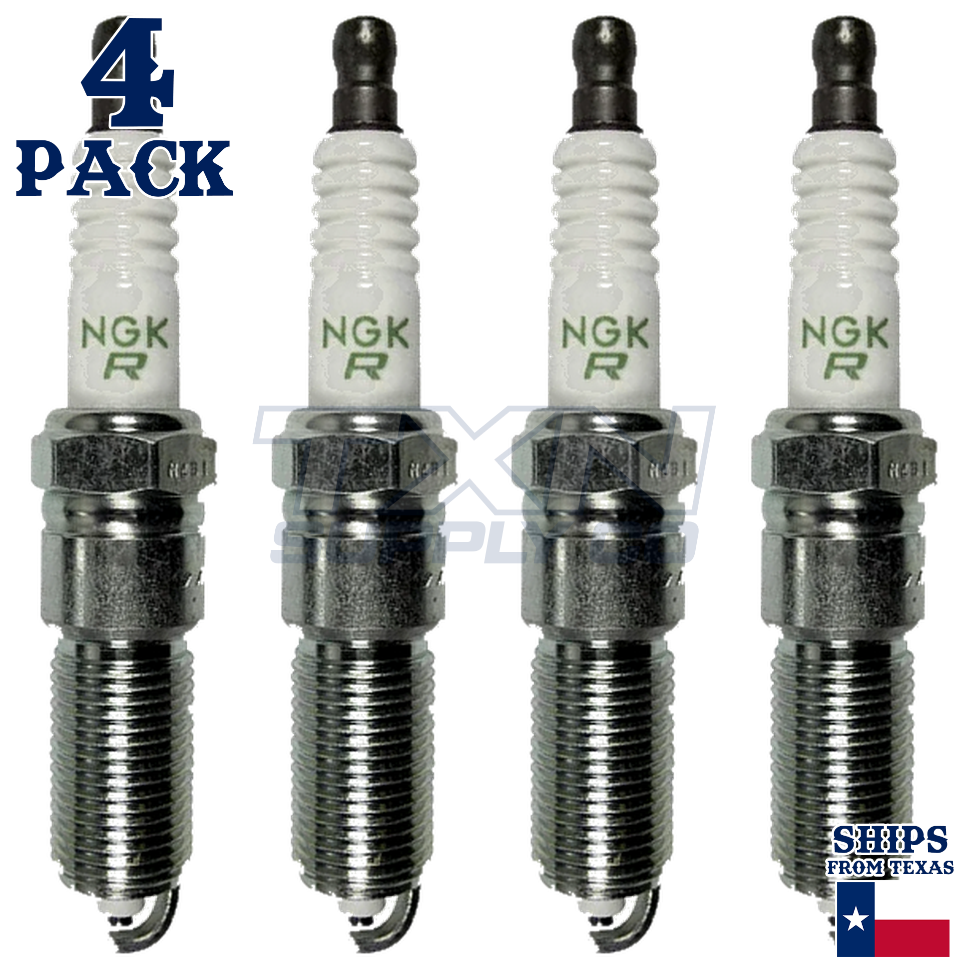 4 Pack NGK V-Power 5306 Spark Plugs LZTR4A-11 - Image 2