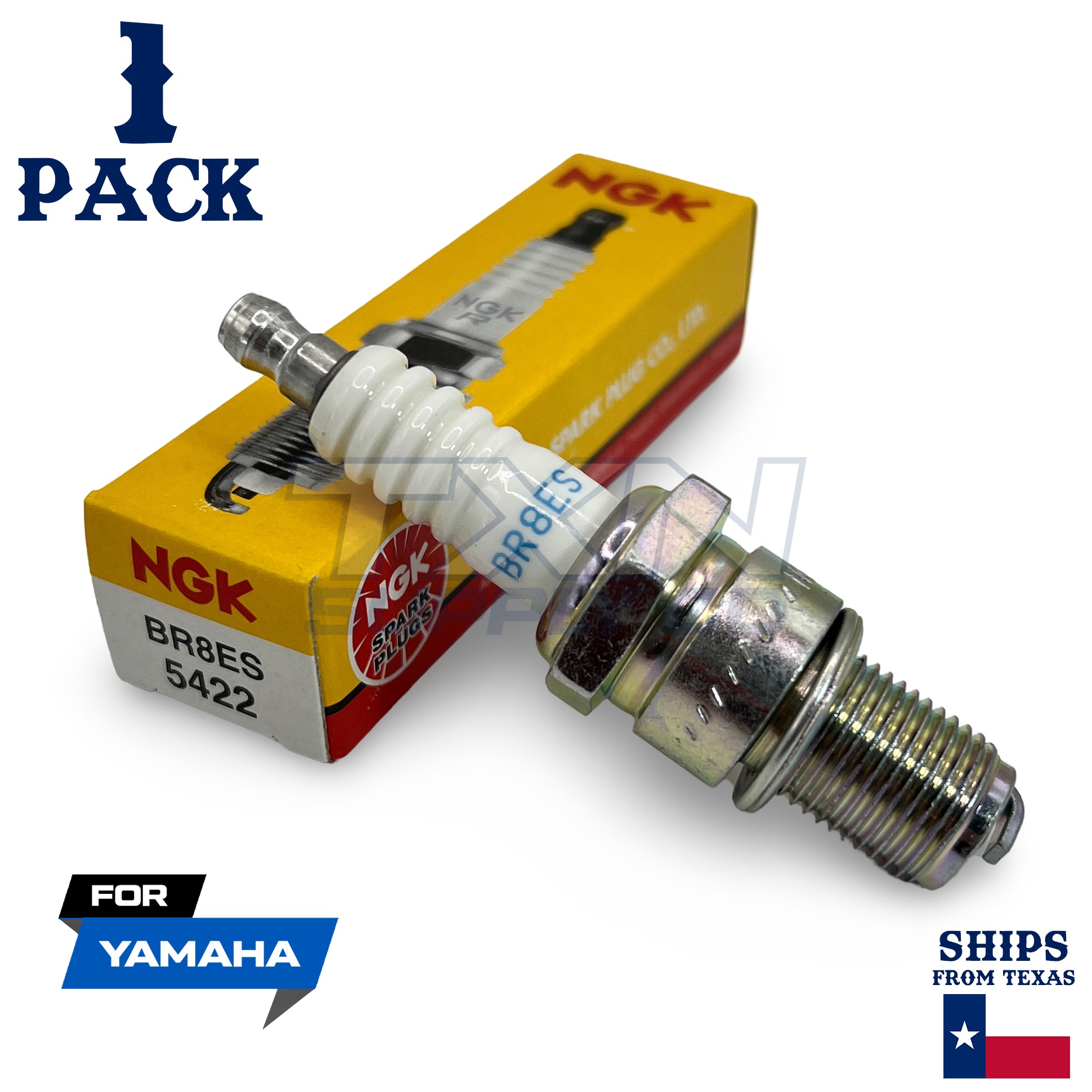 1 NGK Spark Plug - For DT 50 RM Yamaha Motorcycle - Image 1