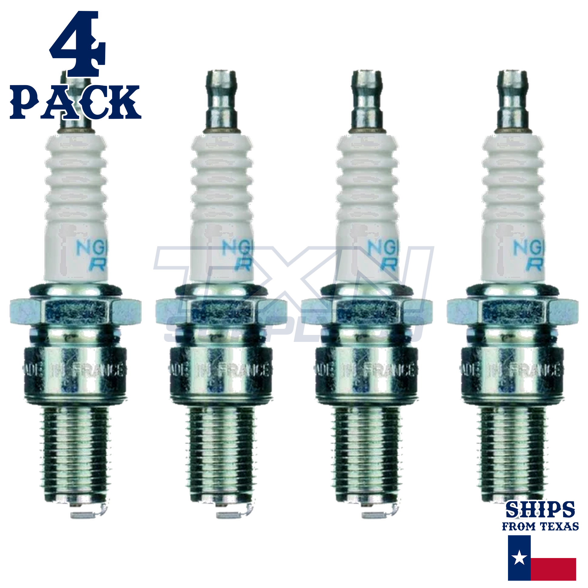 4 Pack NGK Spark Plug - For Z 1000 J (KZCJ1BA / KZT00J) Kawasaki Motorcycle - Image 2
