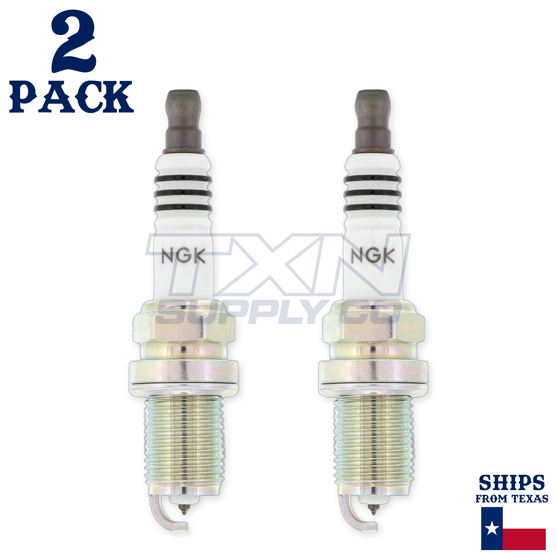 2 Pack NGK Iridium IX 5464 Spark Plugs BKR5EIX-11 - Image 2