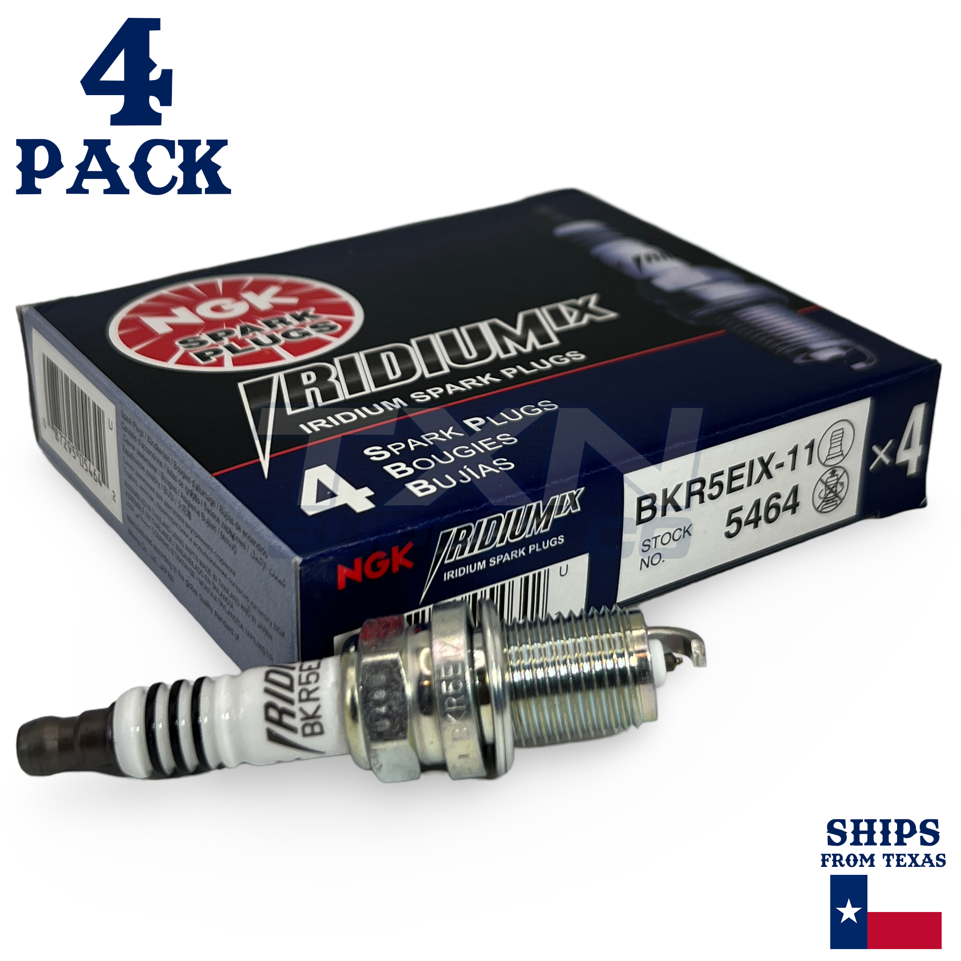 4 Pack NGK Iridium IX Spark Plugs 2007-2009 for Suzuki SX4 V6 - Image 1