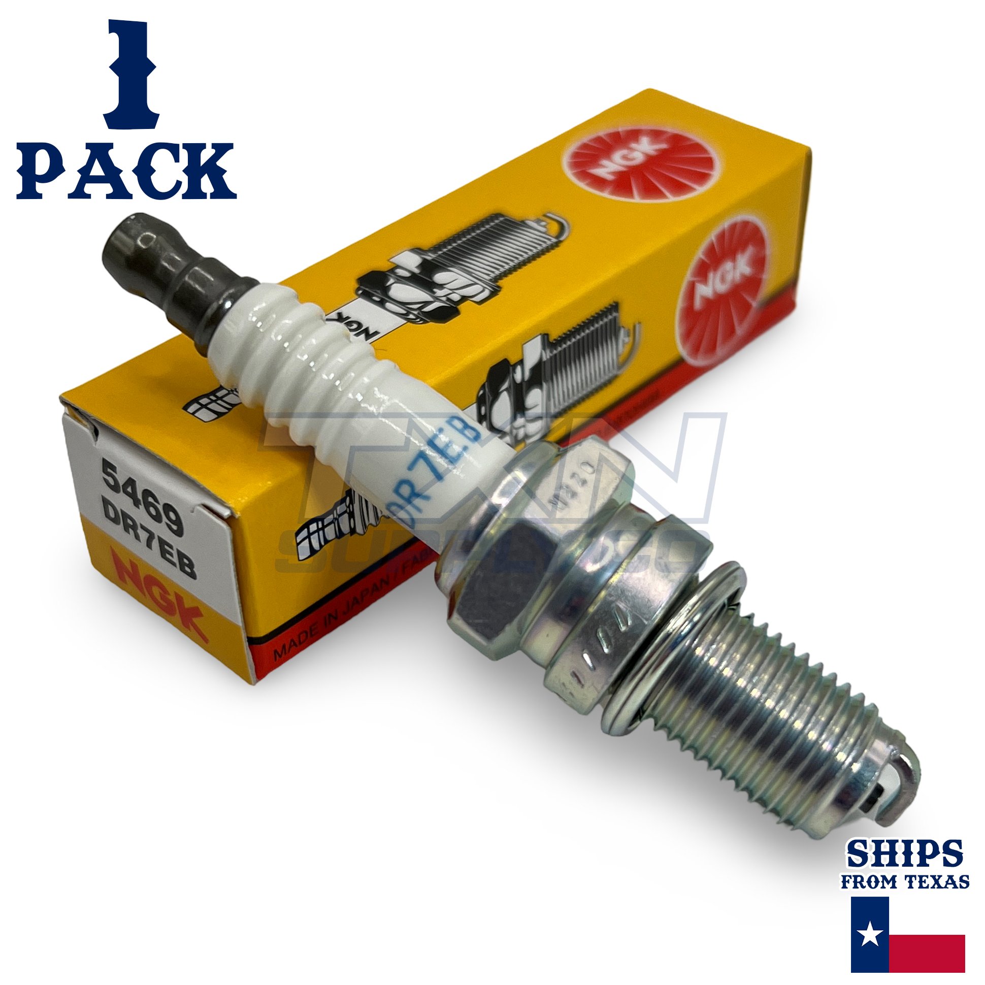 NGK 5469 Spark Plug DR7EB - 1 Pack - Image 1