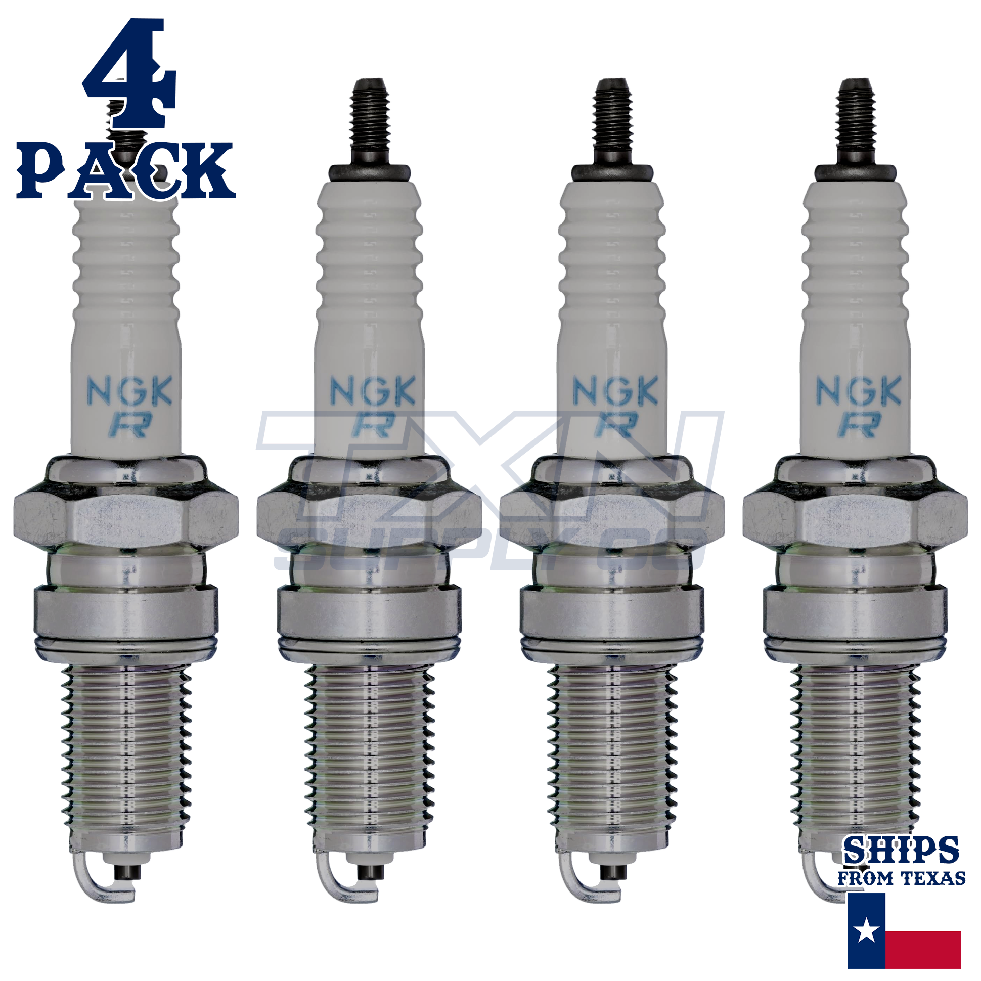 NGK 5531 DPR6EA-9 Spark Plugs 4 Pack