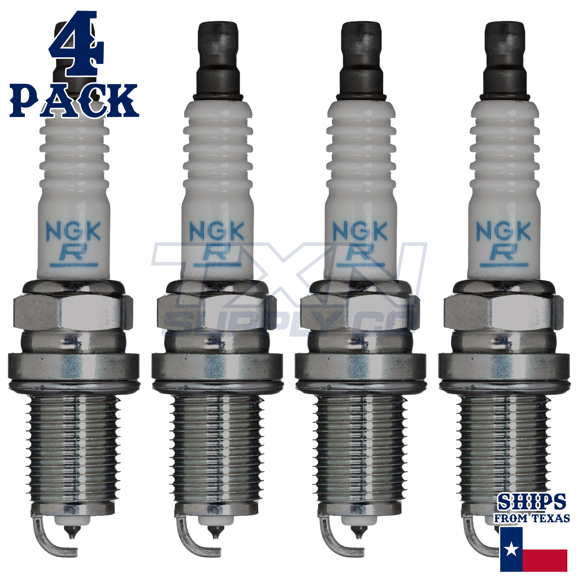 NGK 5542 PFR6T-10G Spark Plugs 4 Pack