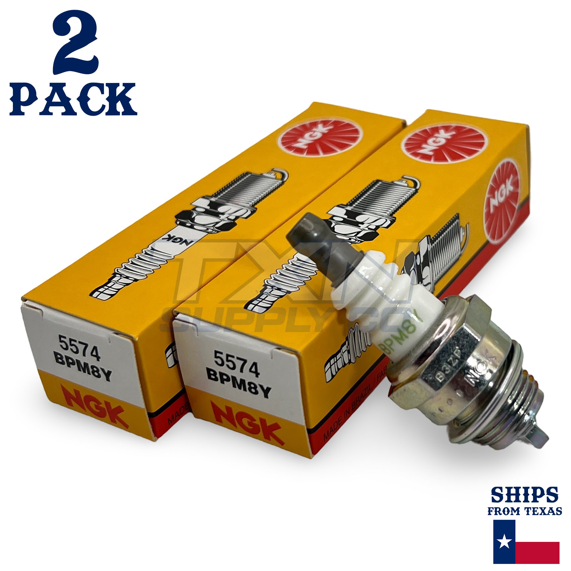 2 Pack NGK Spark Plug - For Echo CS-400 Chainsaw - Image 1