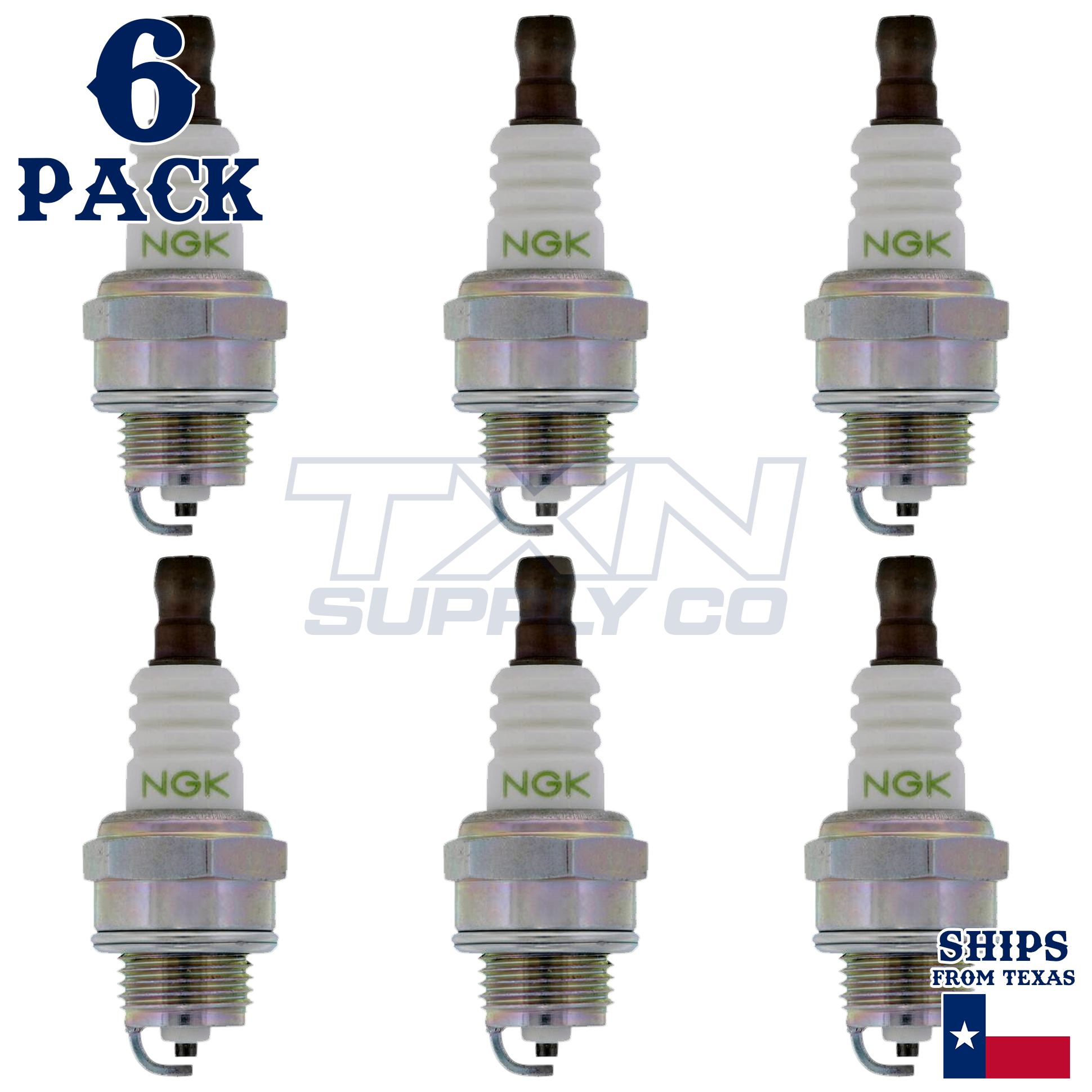 NGK 5574 Spark Plugs 6 Pack - Image 1