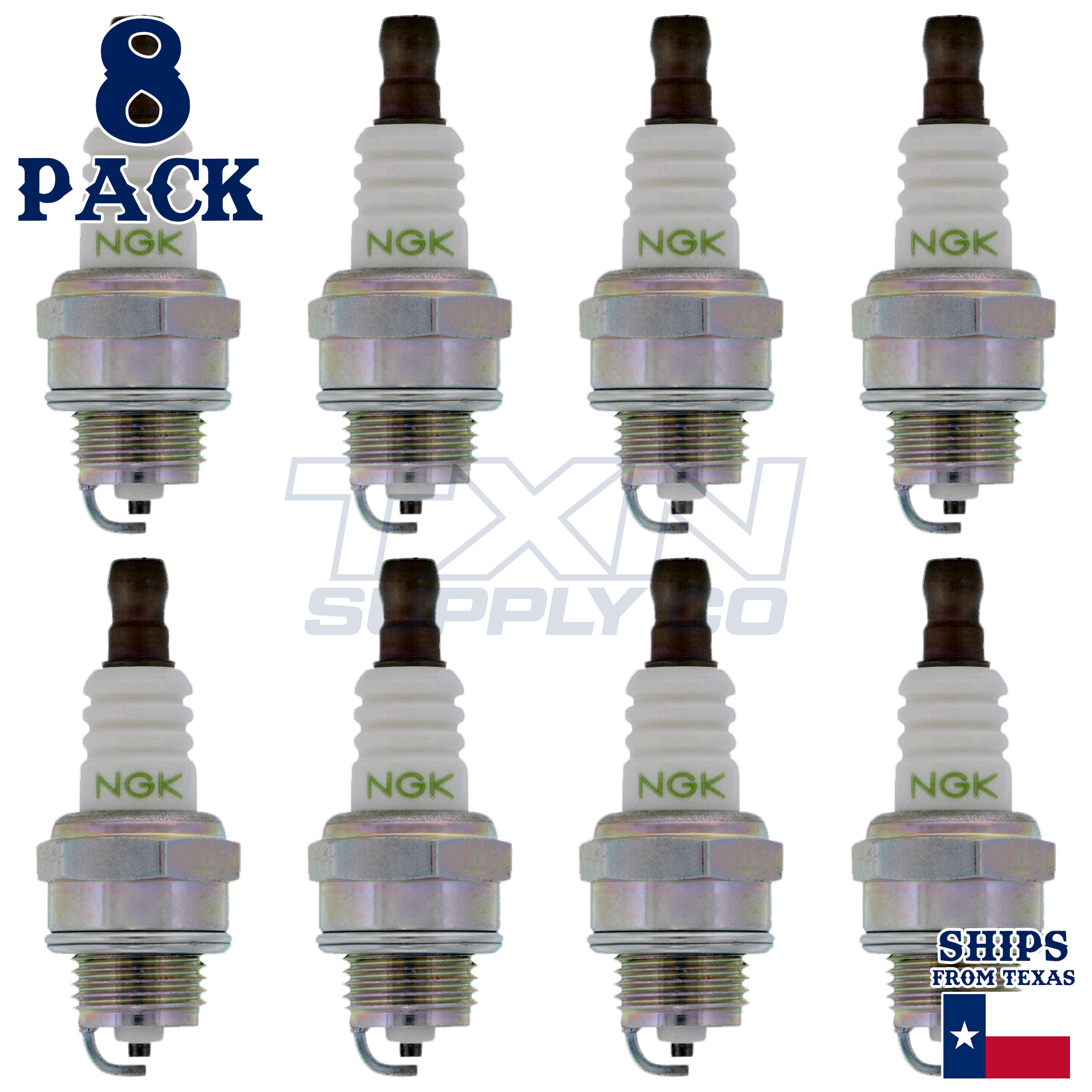 NGK 5574 Spark Plugs 8 Pack - Image 1