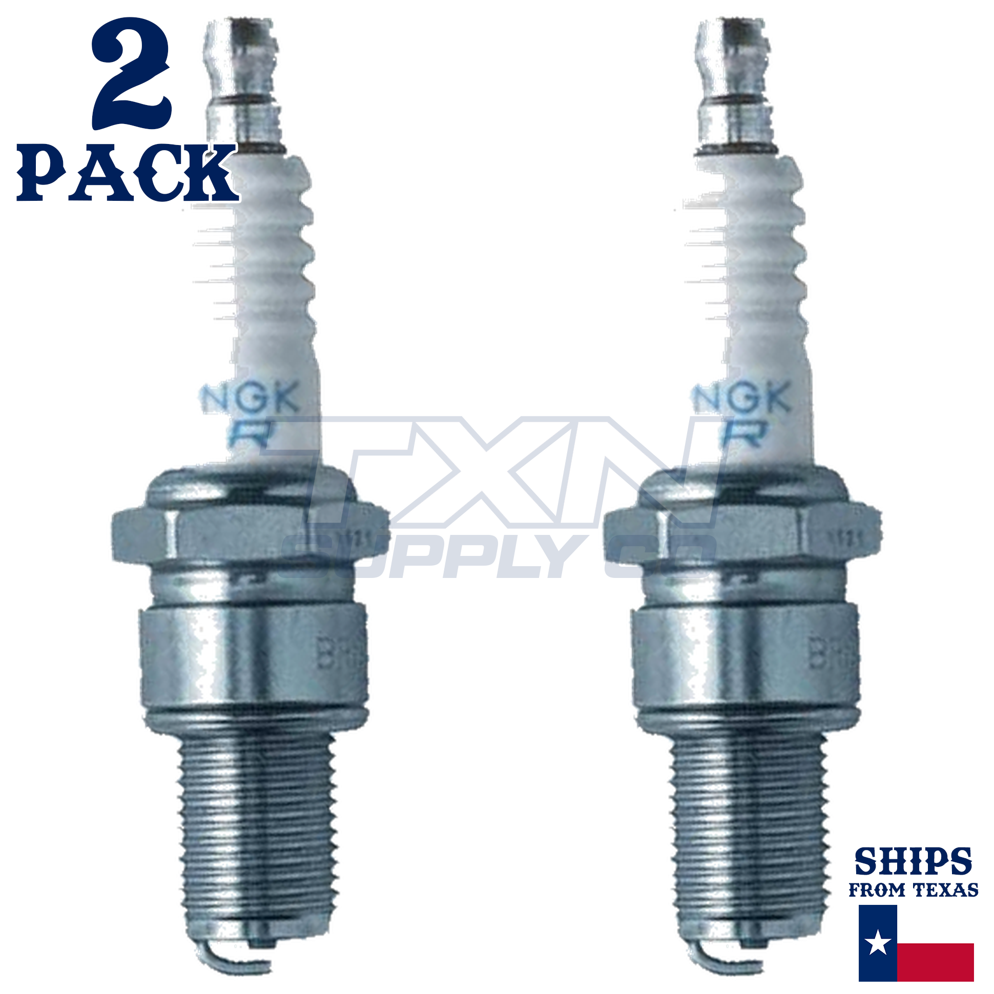 2 NGK Spark Plug - For DT 200 RE Yamaha Motorcycle - Image 2