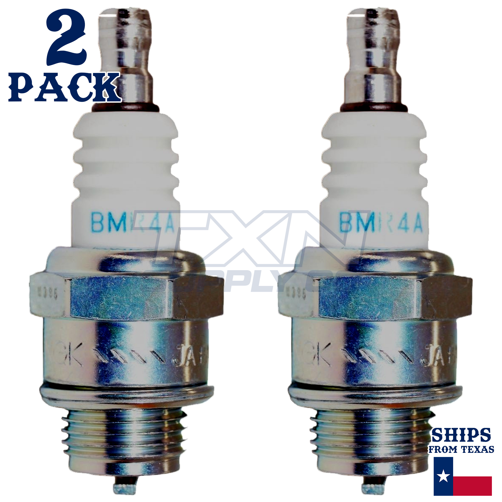 NGK 5728 BMR4A Spark Plugs 2 Pack