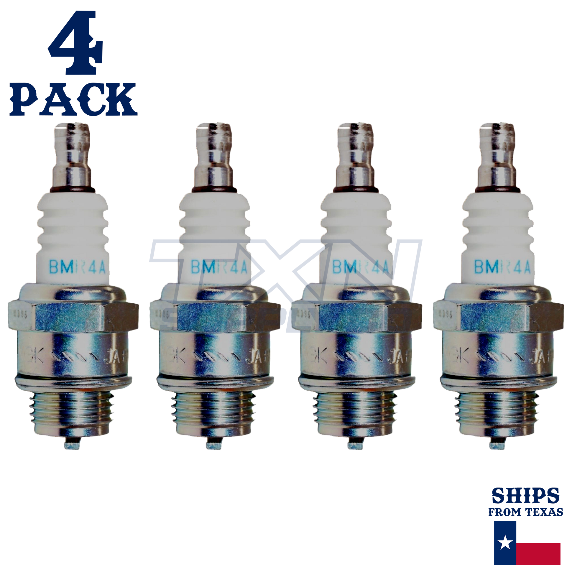 NGK 5728 BMR4A Spark Plugs 4 Pack