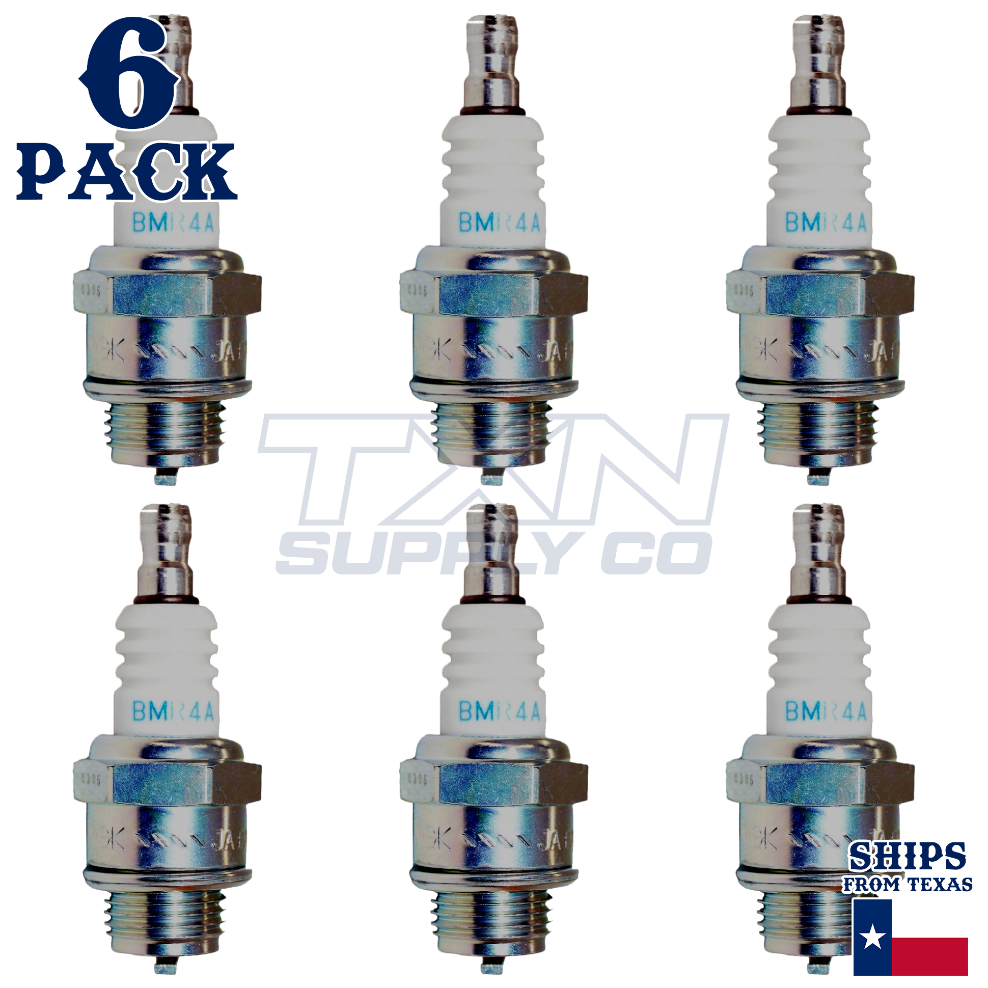 NGK 5728 BMR4A Spark Plugs 6 Pack