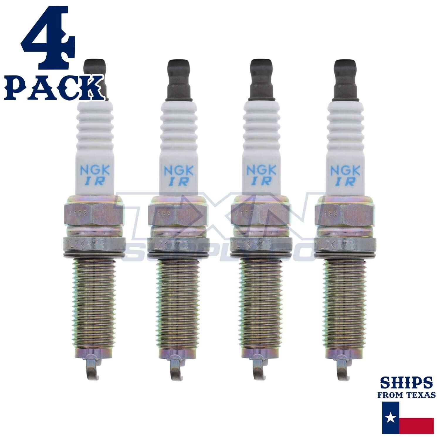 4 Pack NGK V-Power 5787 Spark Plugs ILZKR7B-11S