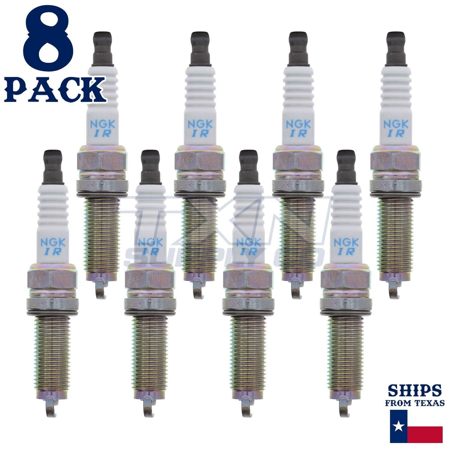 8 Pack NGK V-Power 5787 Spark Plugs ILZKR7B-11S