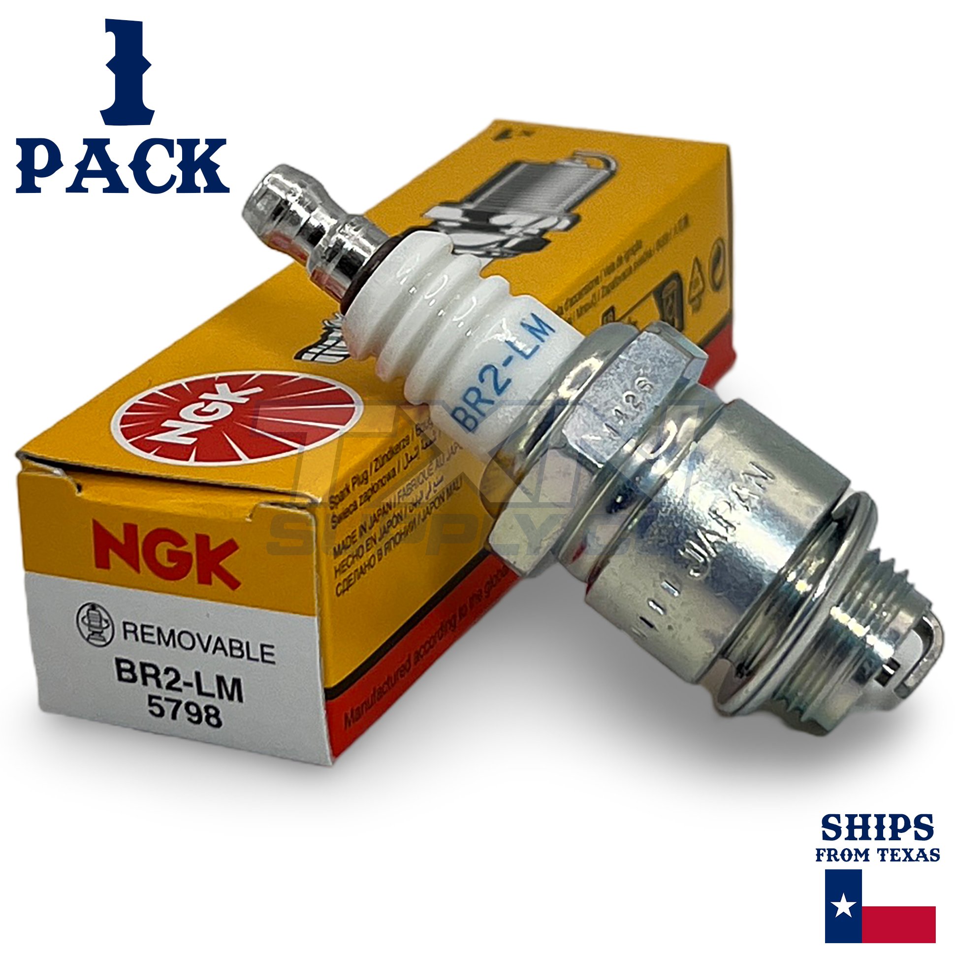 NGK 5798 Spark Plug BR2LM - 1 Pack - Image 1
