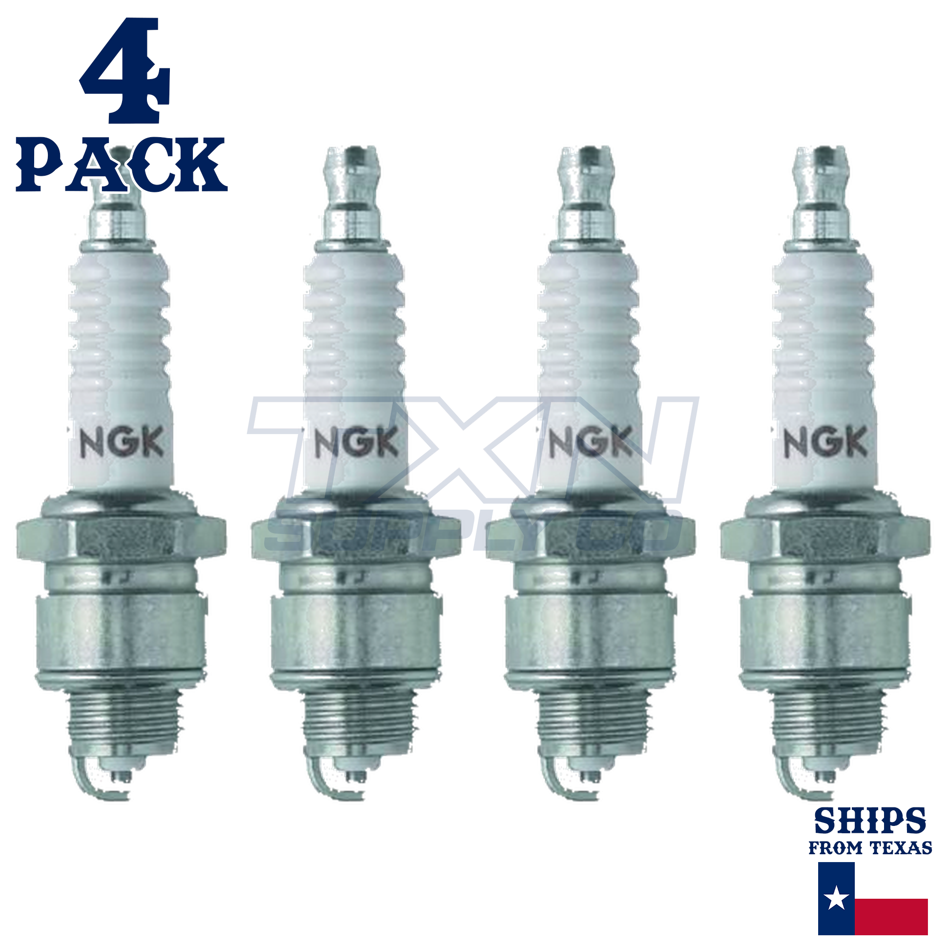 4 Pack NGK V-Power 5820 Spark Plugs R5671A-10 - Image 2