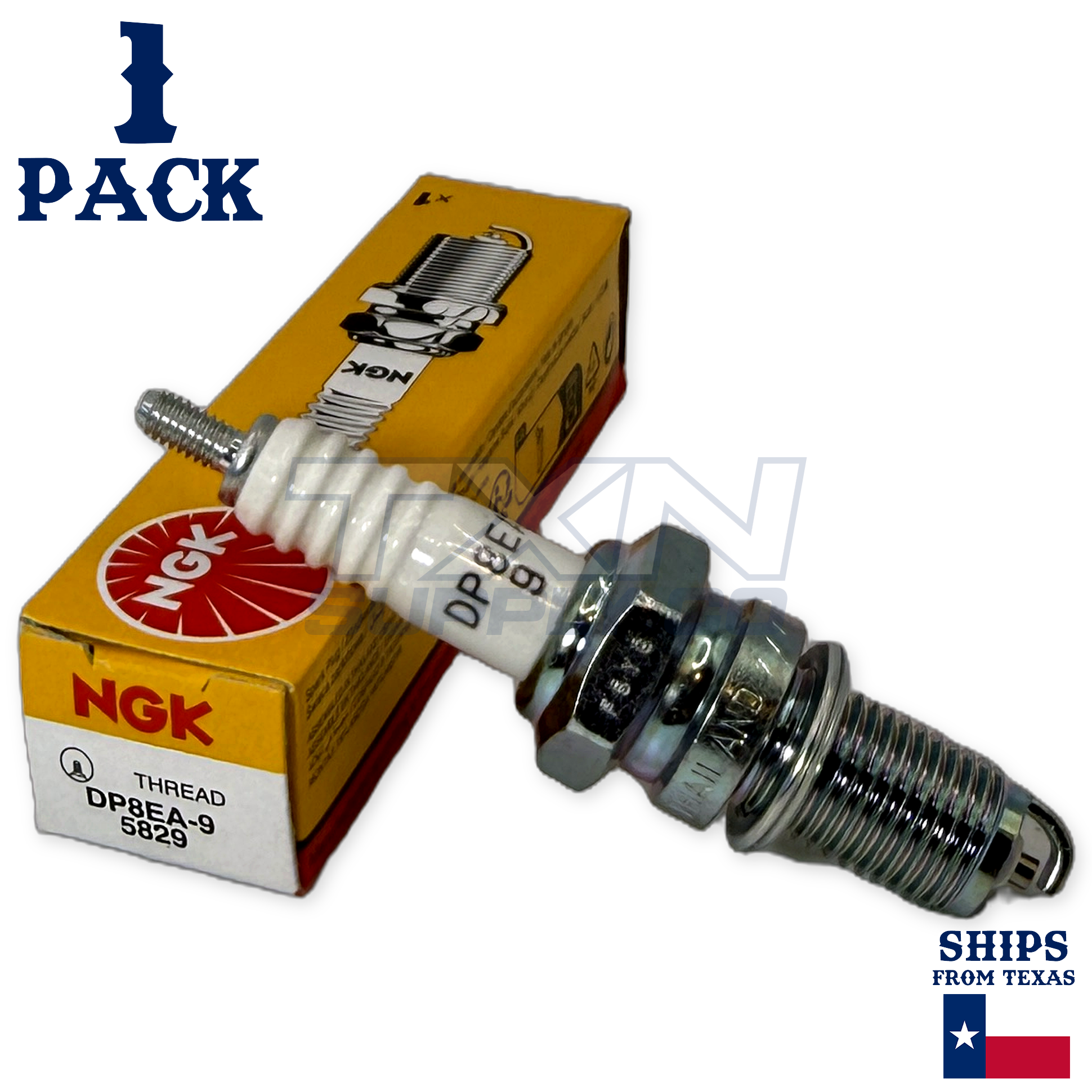 NGK Standard Sparkplug DP8EA-9 for Kawasaki BAYOU 400 4X4 1993-1999