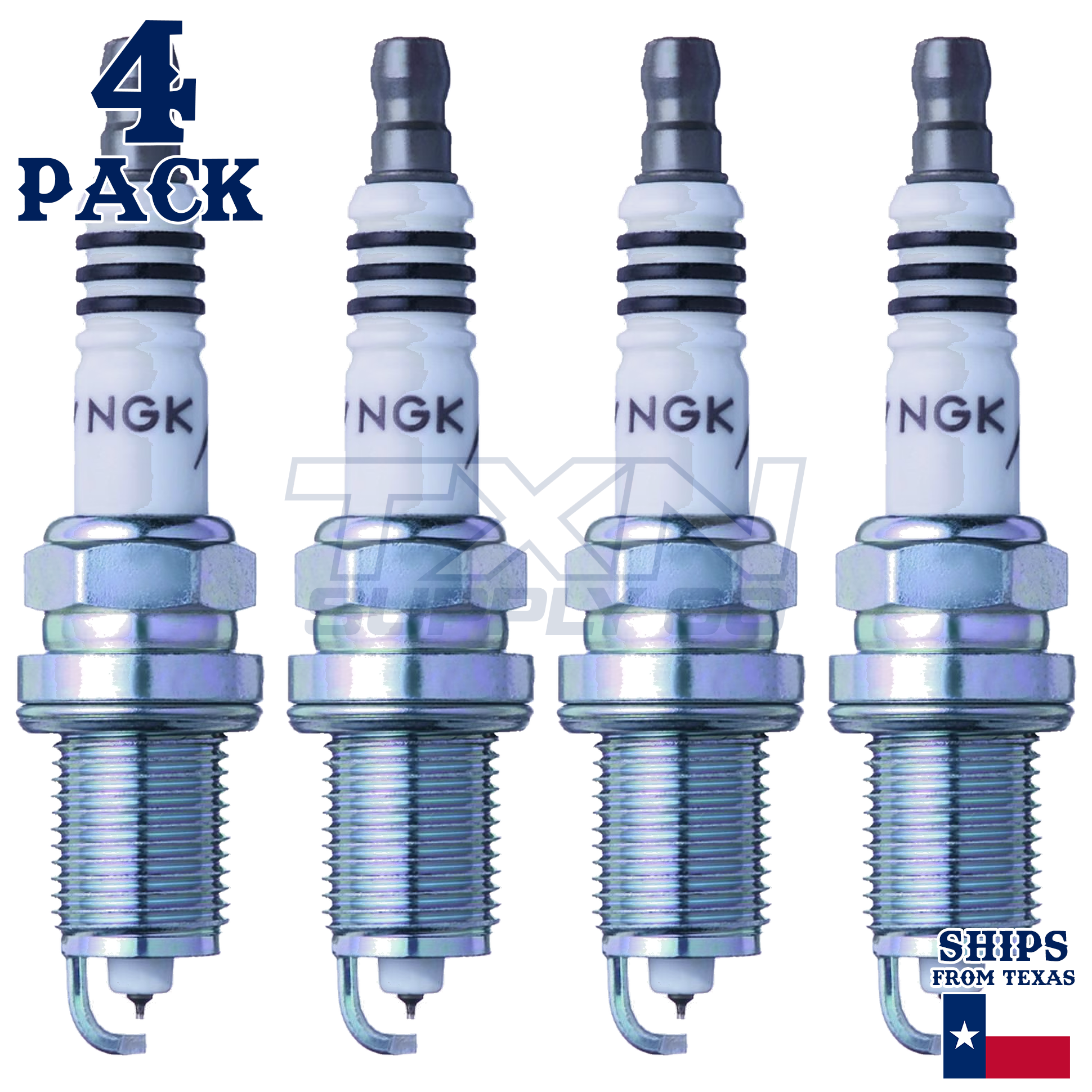 Marine NGK Laser Iridium Spark Plug IZFR5G, 5887 Set of 4 Spark Plugs - Image 2
