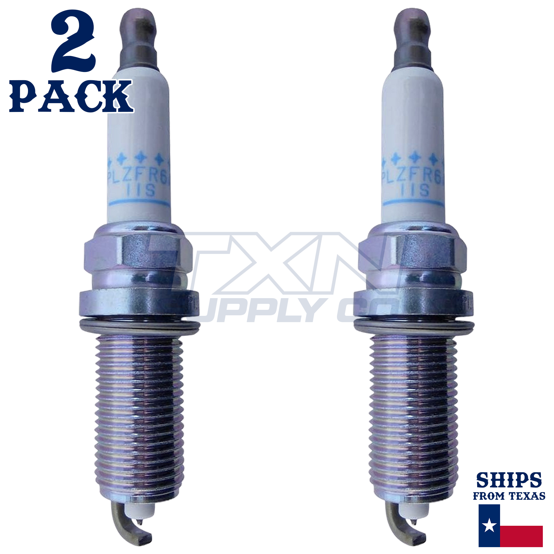 NGK 5987 PLZFR6A-11S Spark Plugs 2 Pack