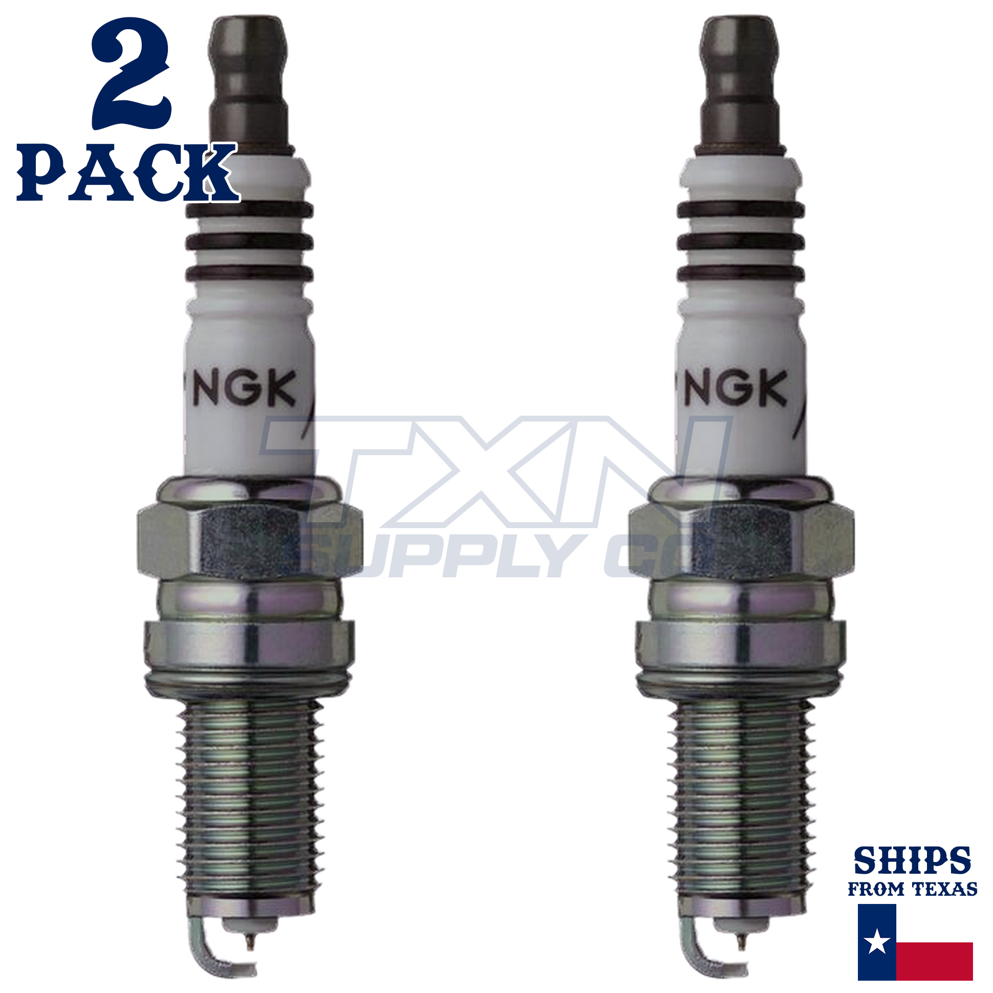 NGK 6046 Spark Plugs 2 Pack - Image 1