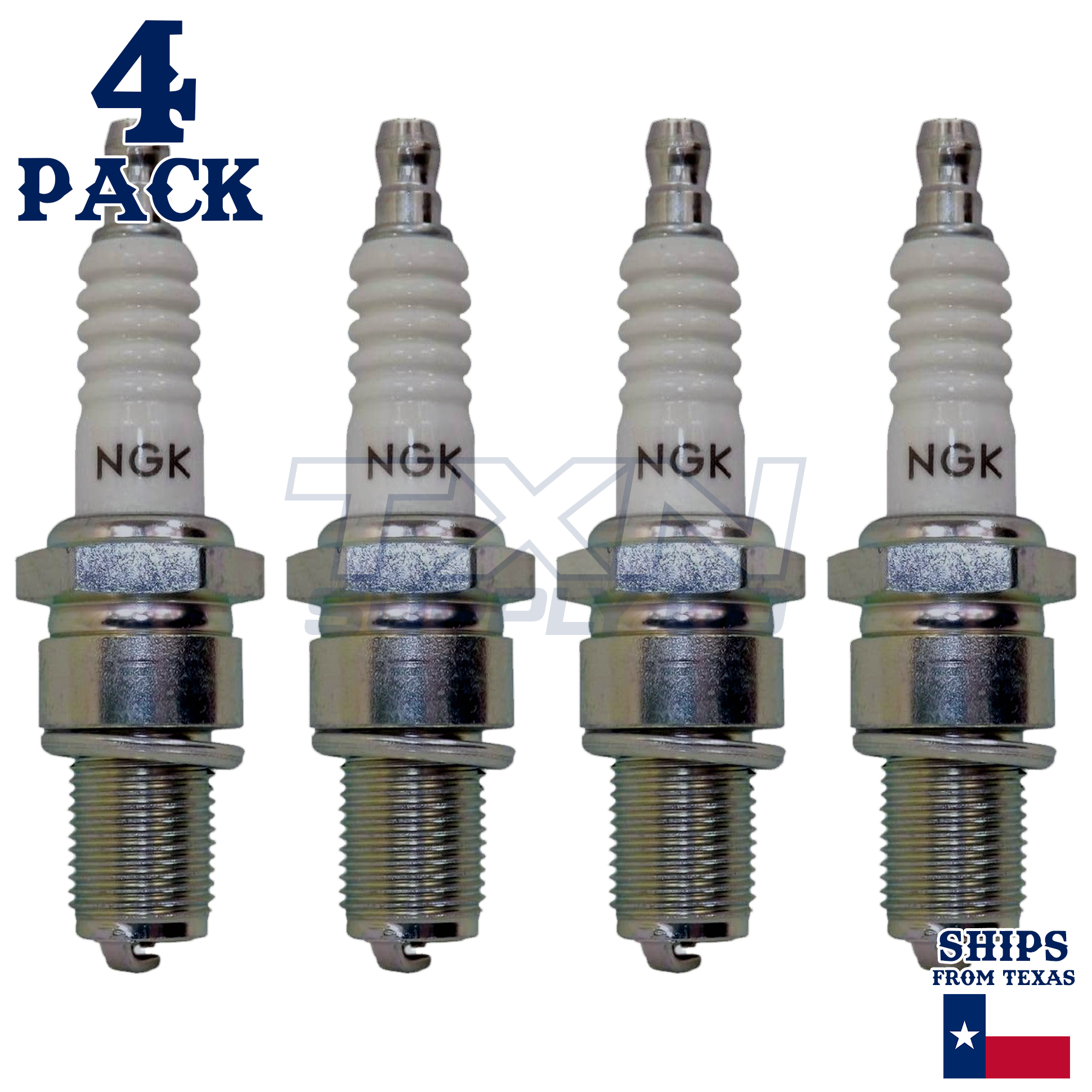 NGK 6130 BCPR5ES Spark Plugs 4 Pack